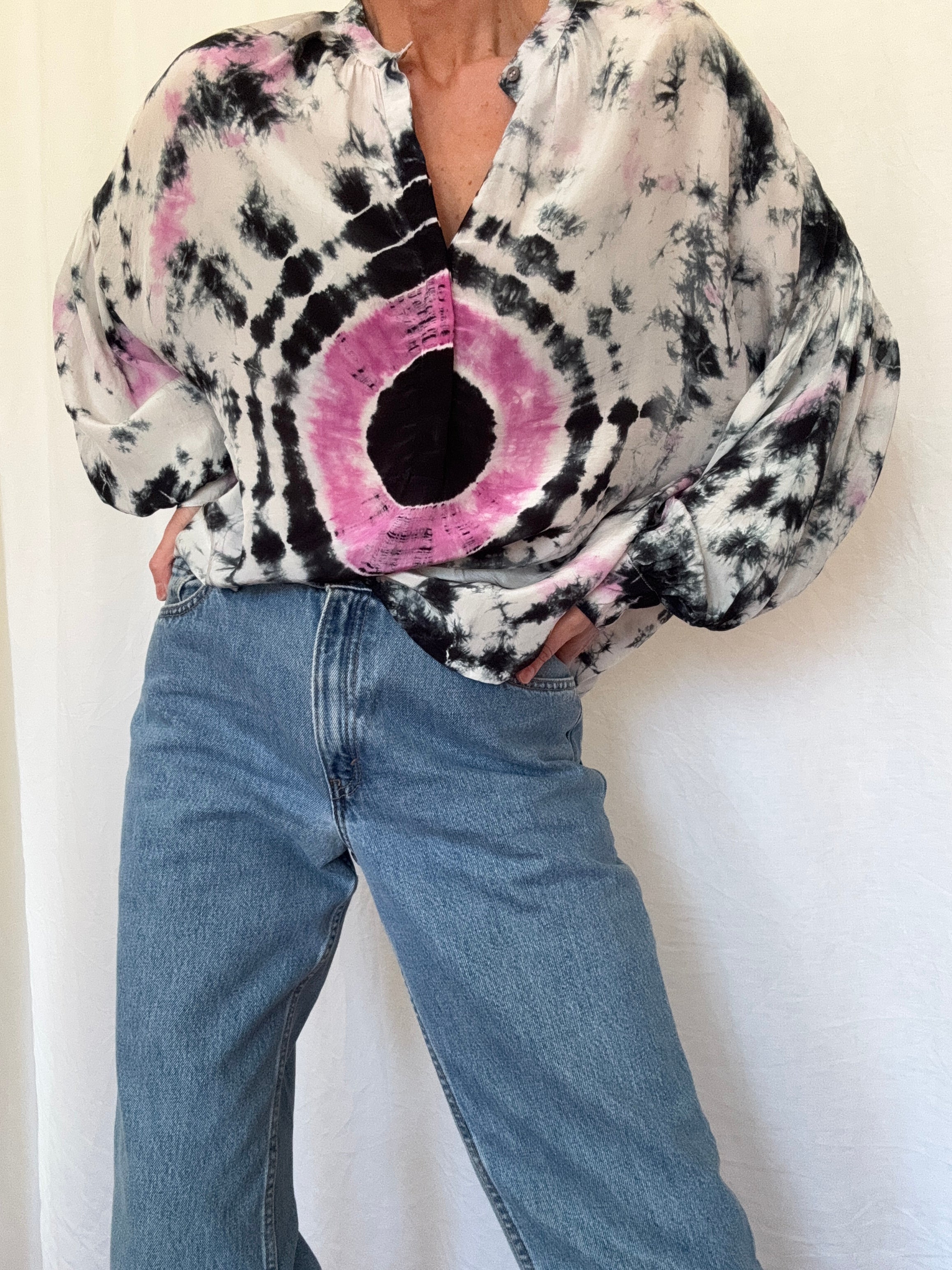 Romy Blouse Floss Tiedye | Blouses