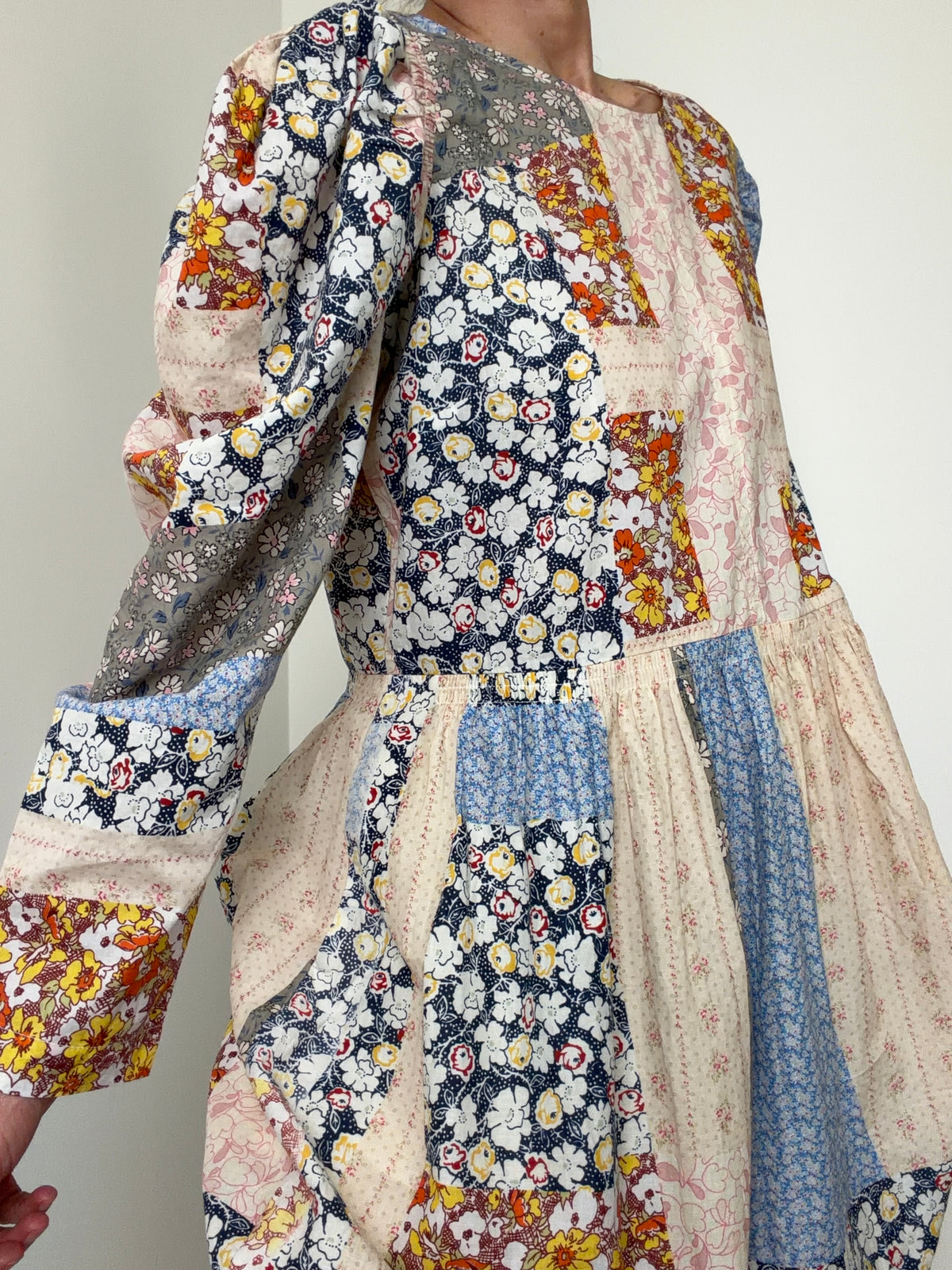 Patchwork Cotton Dress