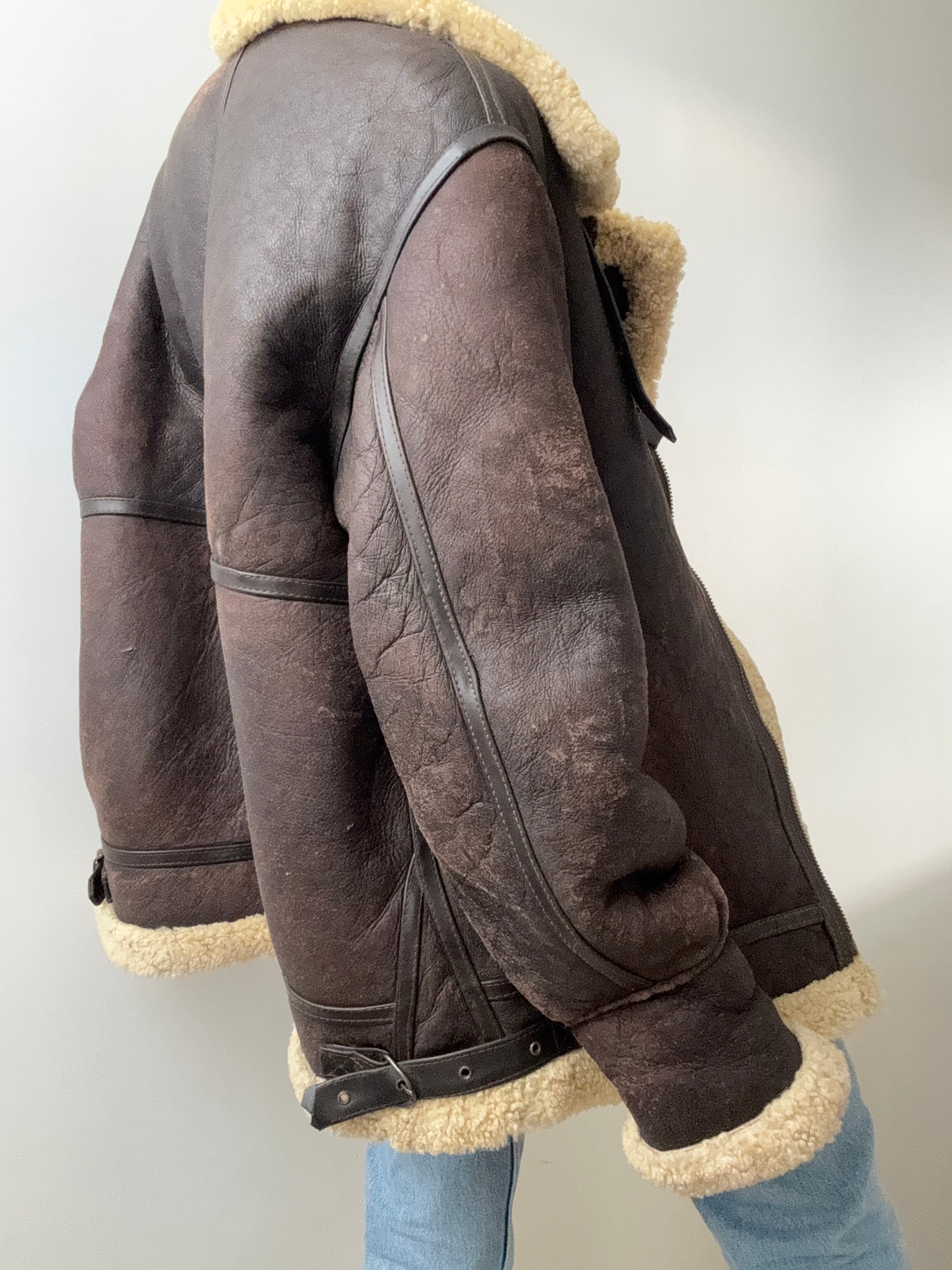Original Vintage Shearling Jacket