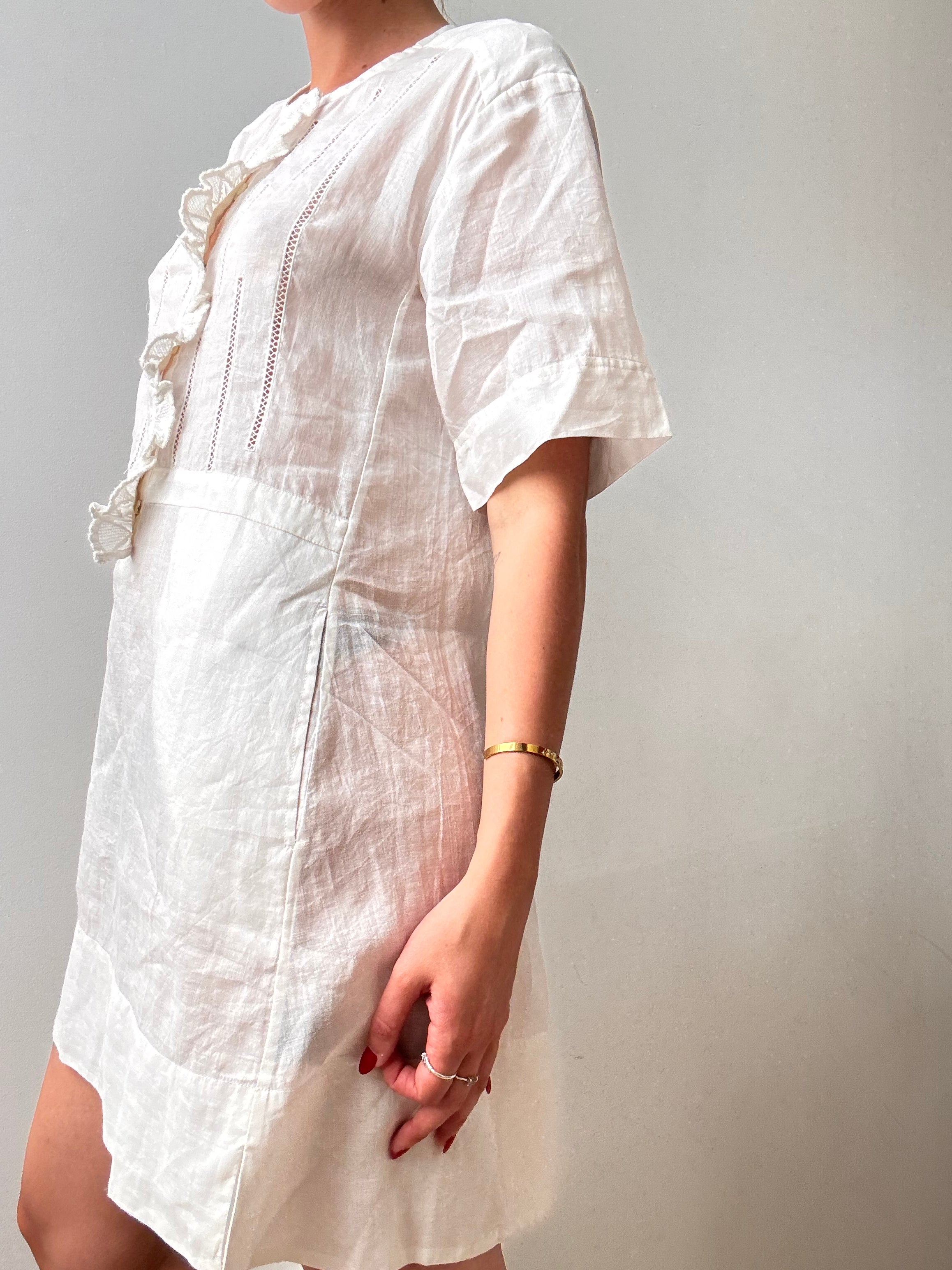 Shortsleeve Linen Dress