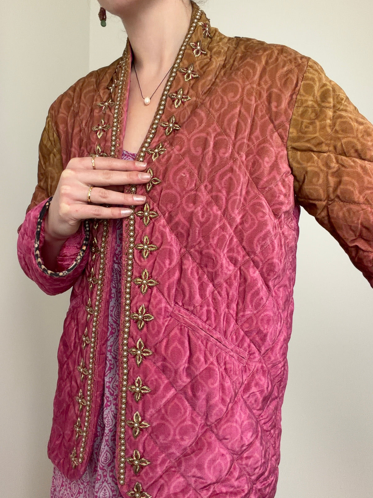 Rapsodia  Velvet Quilted Jacket