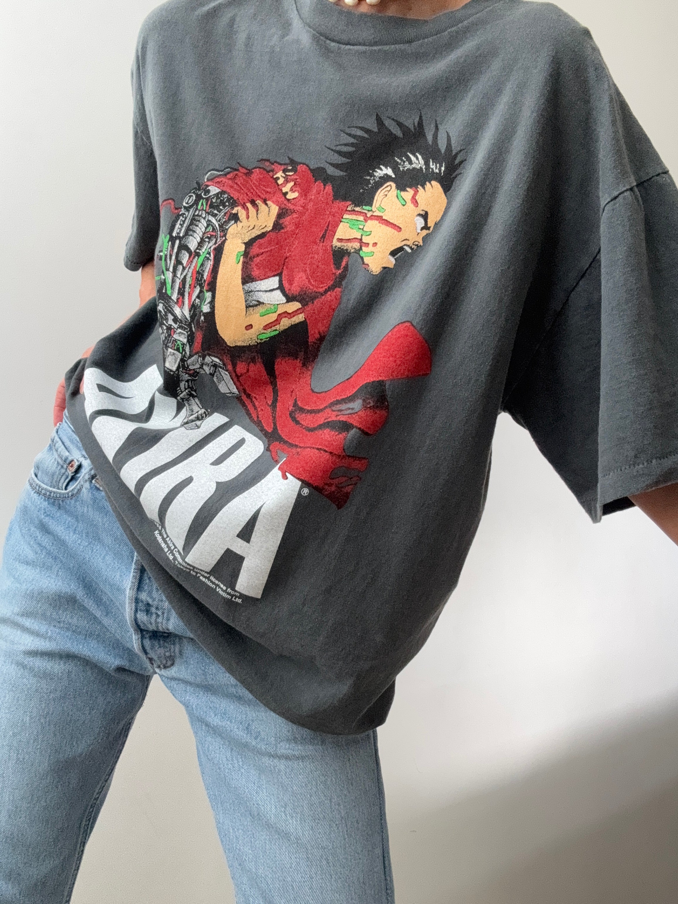 Akira Black Tee