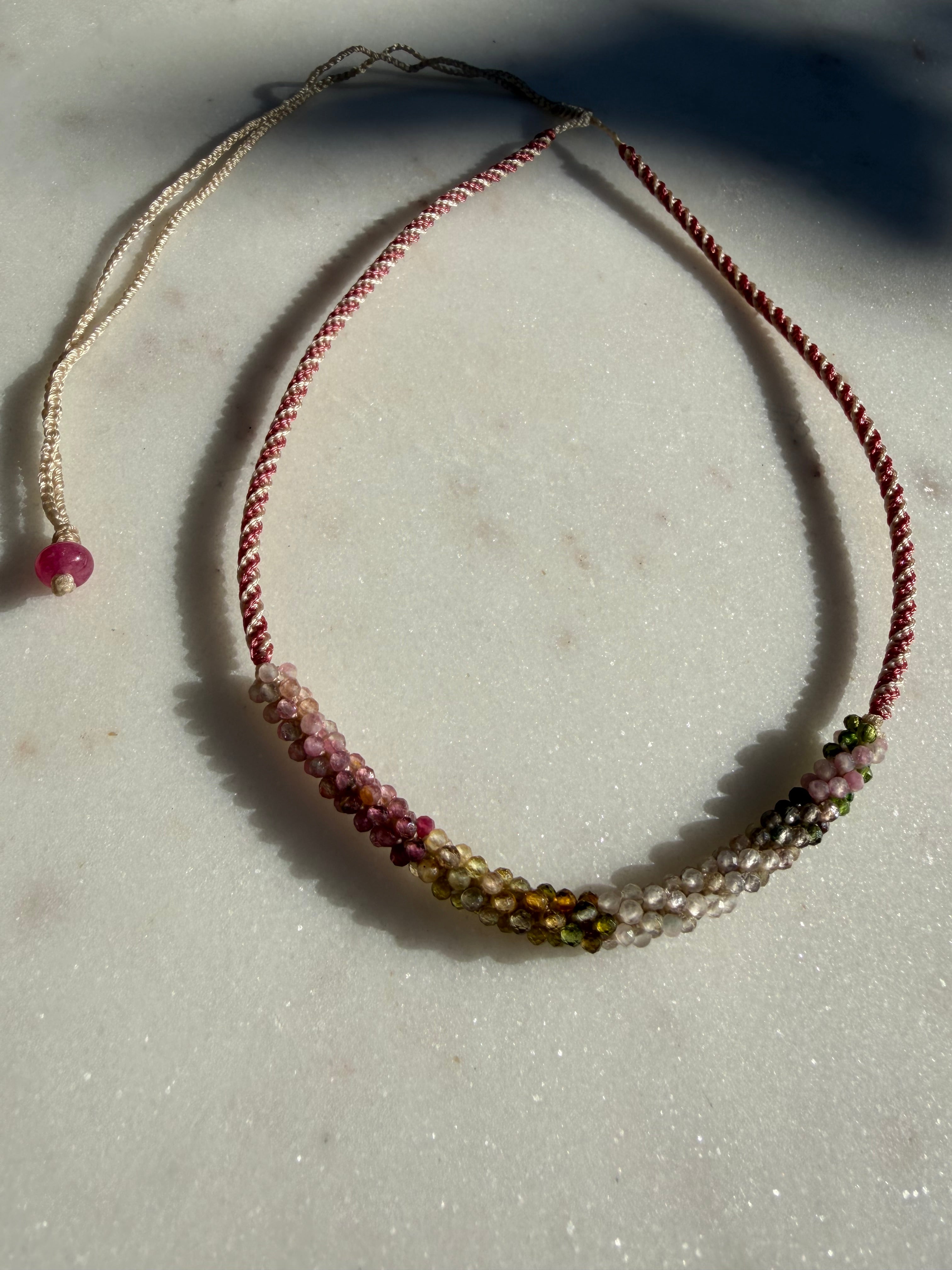 Nomad Gem Choker Multi | Necklaces