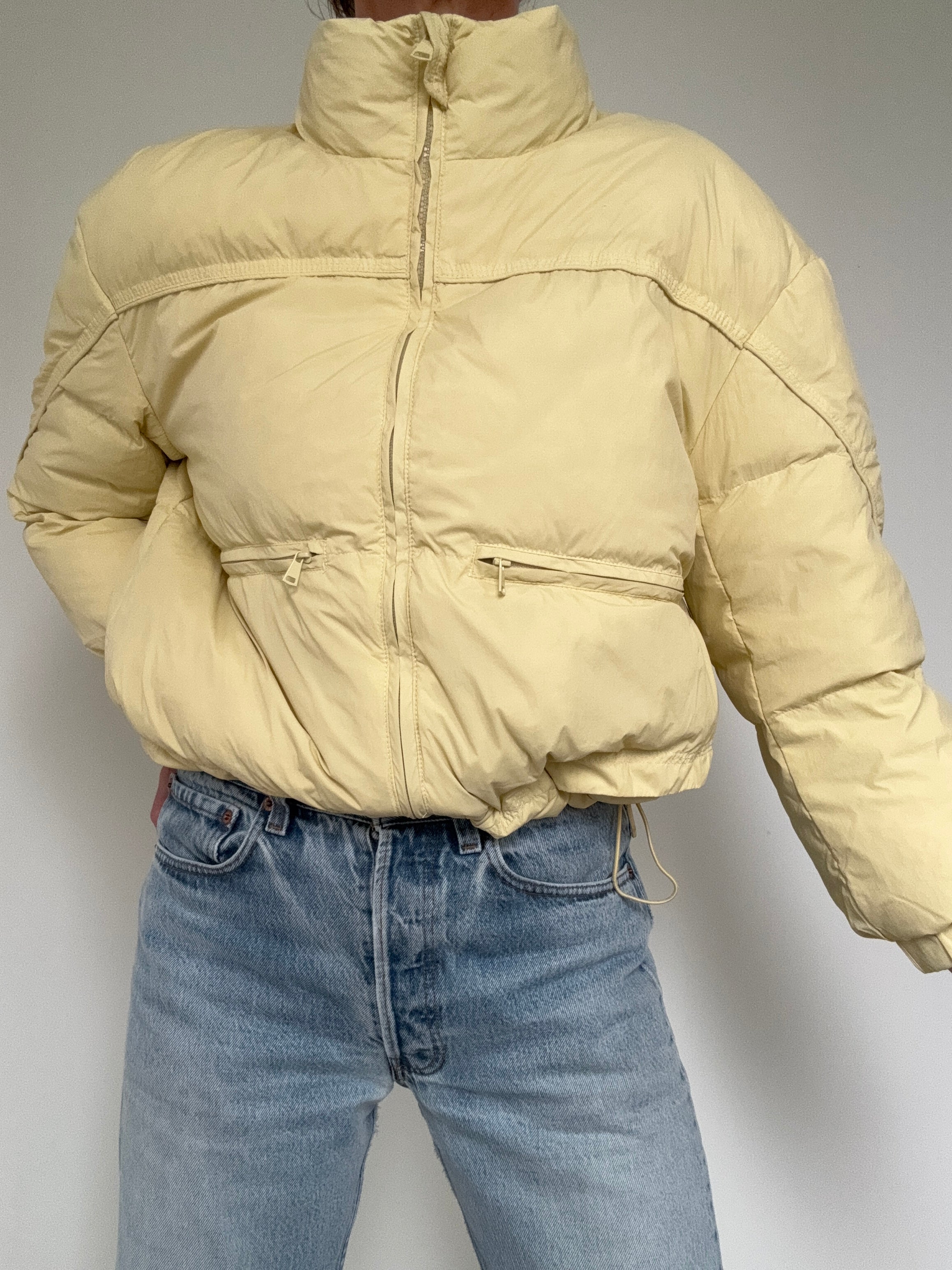 Marshmallow Yellow Puffer | Jackets
