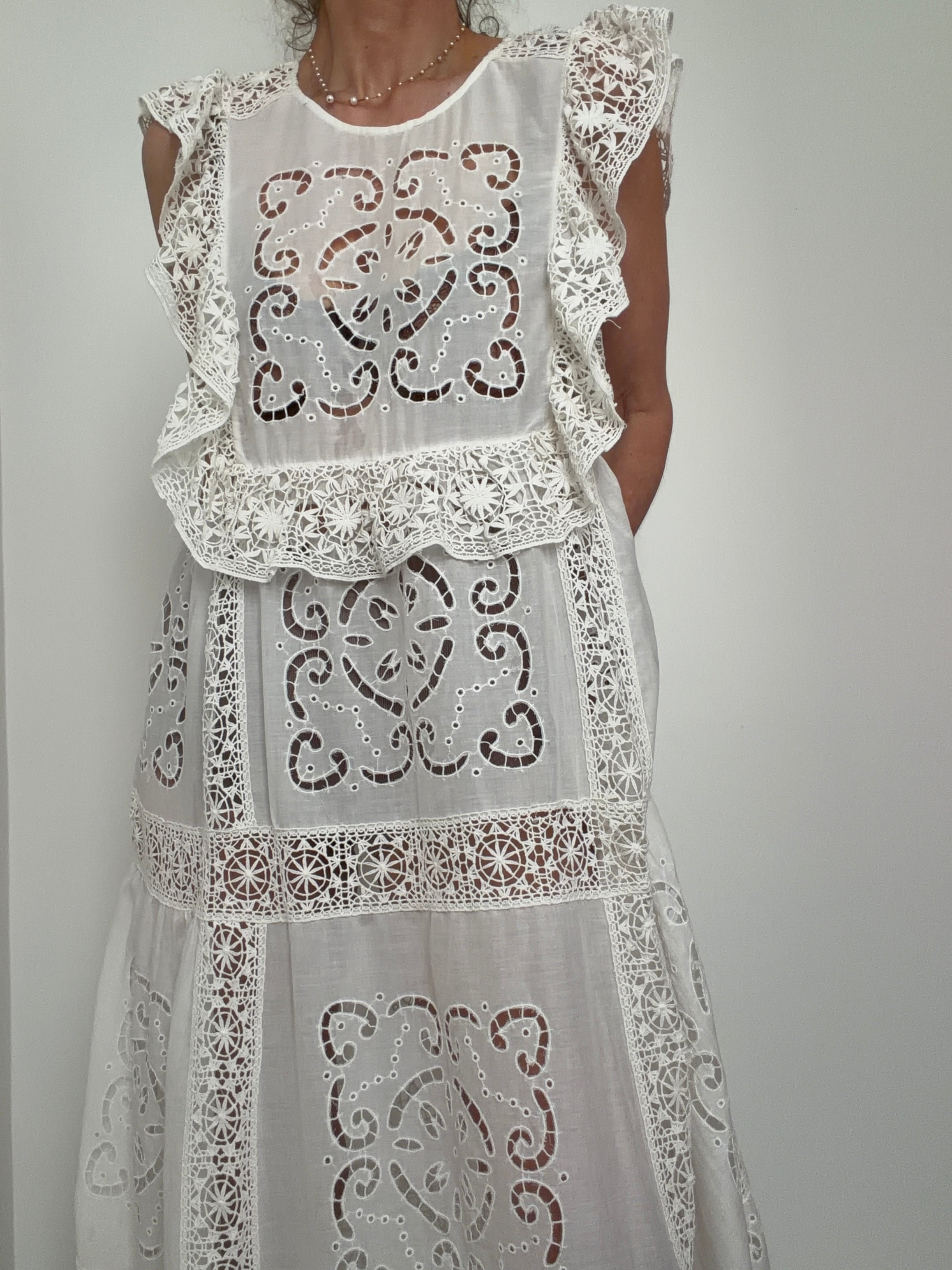 Dahlia Eyelet Maxi Dress