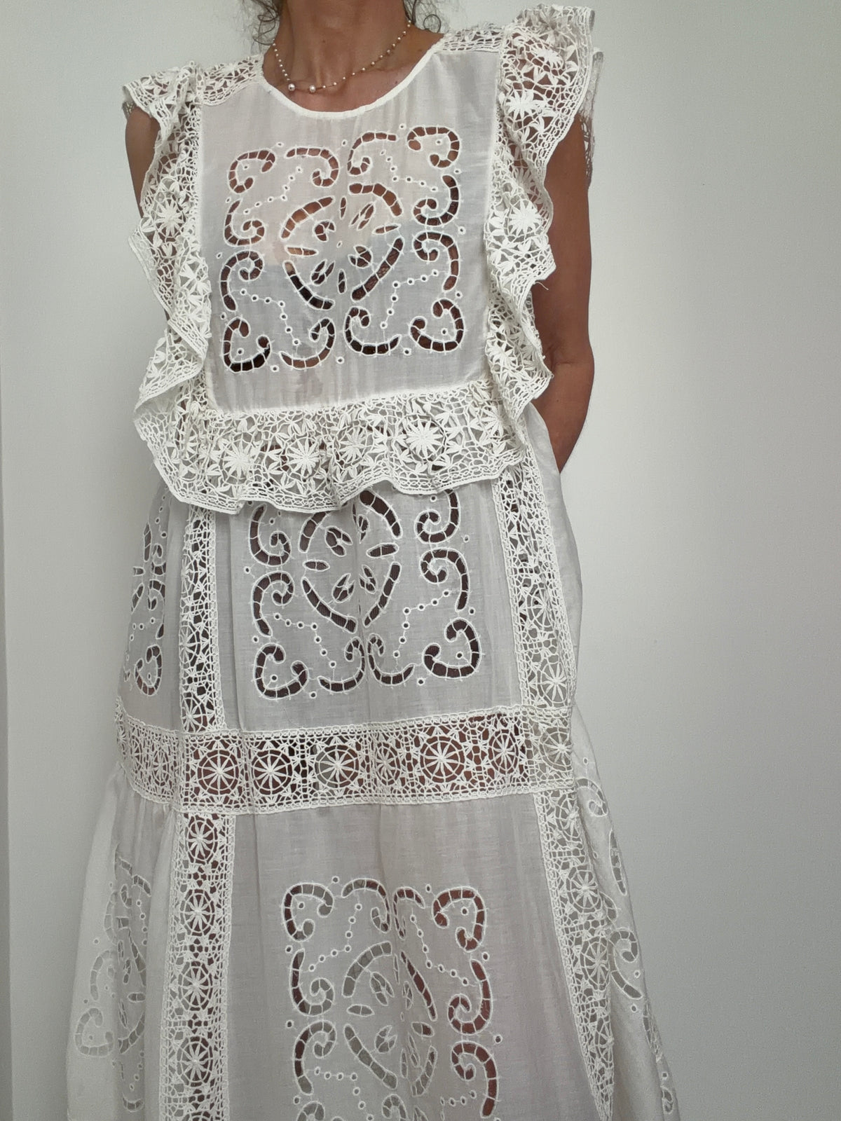 Dahlia Eyelet Maxi Dress