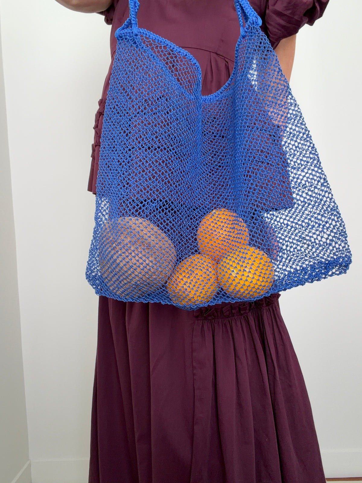 Handmade Nylon Bag Colbolt Blue