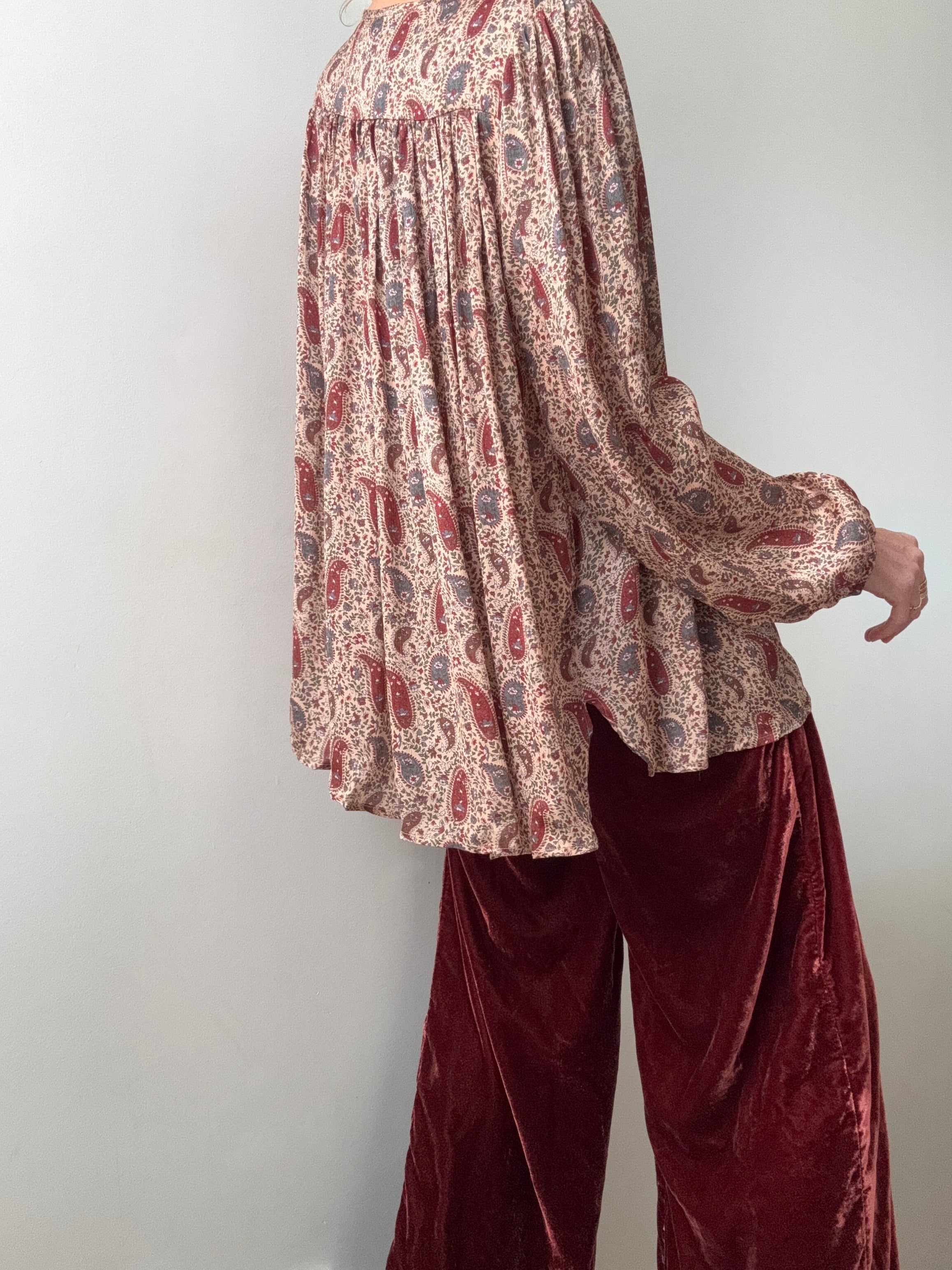 Paisley Viscose Blouse | Shirts