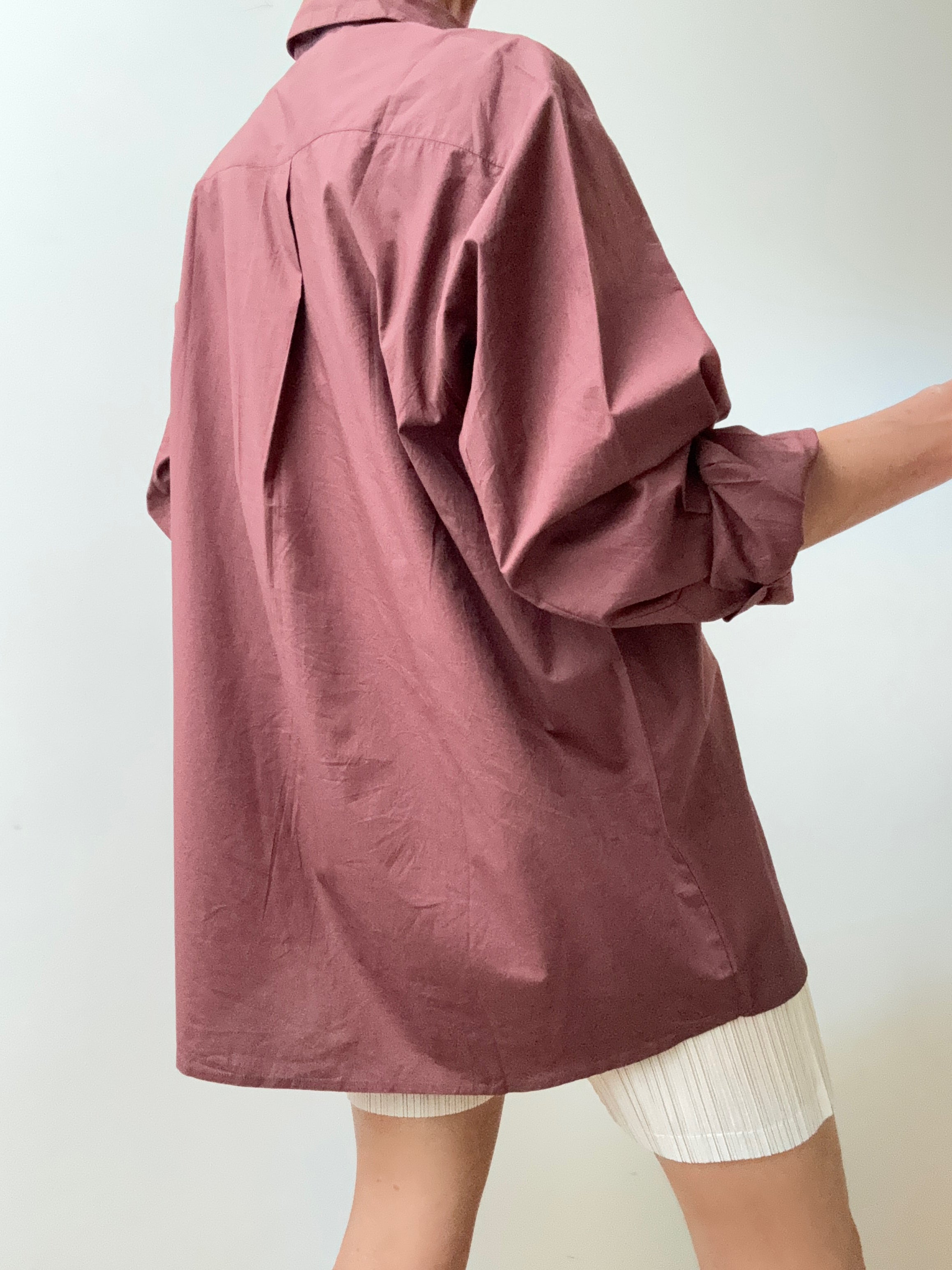 Organic Cotton Edgar Shirt Burgandy | Shirts