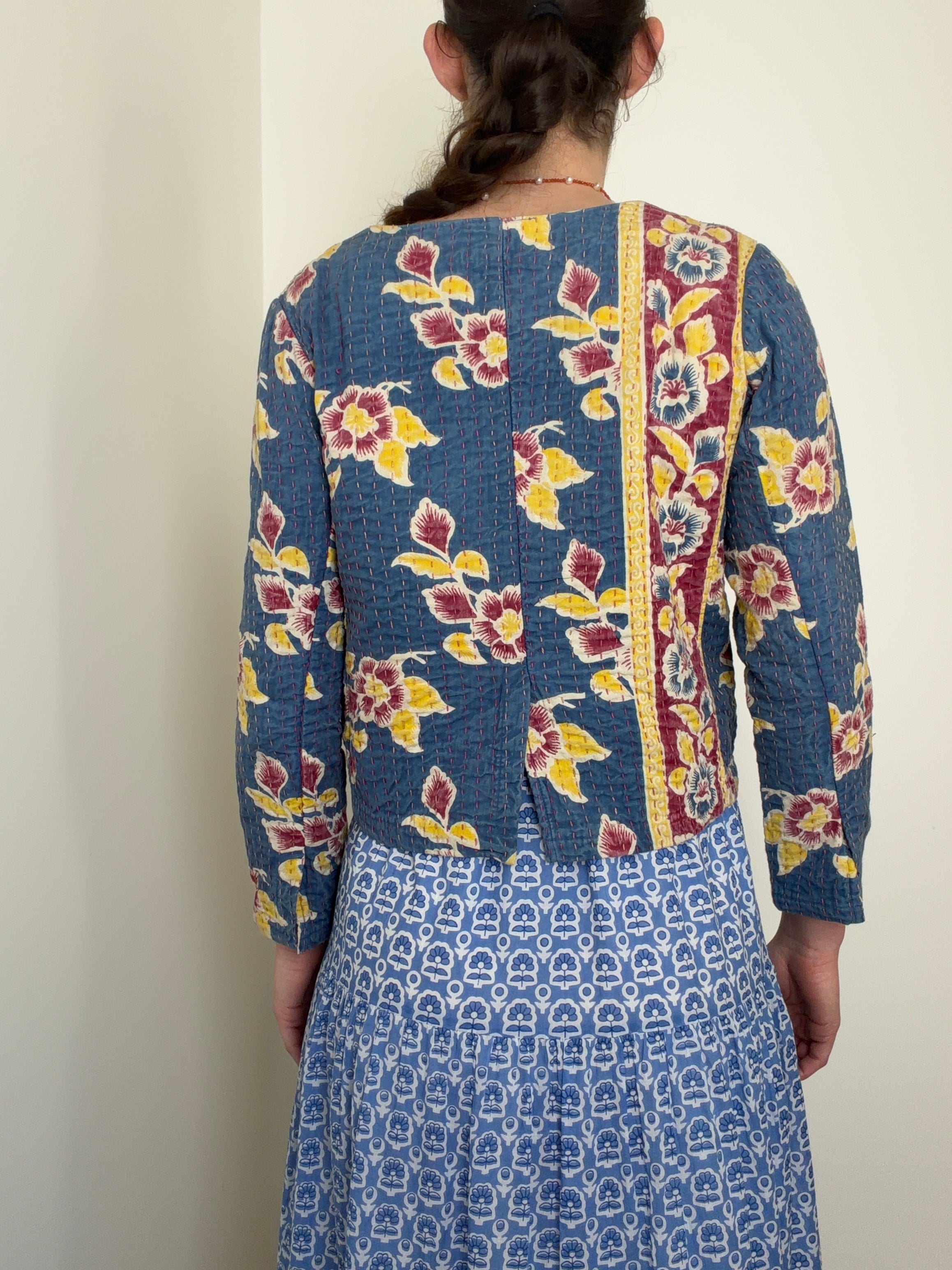 Indigo Folk Jacket