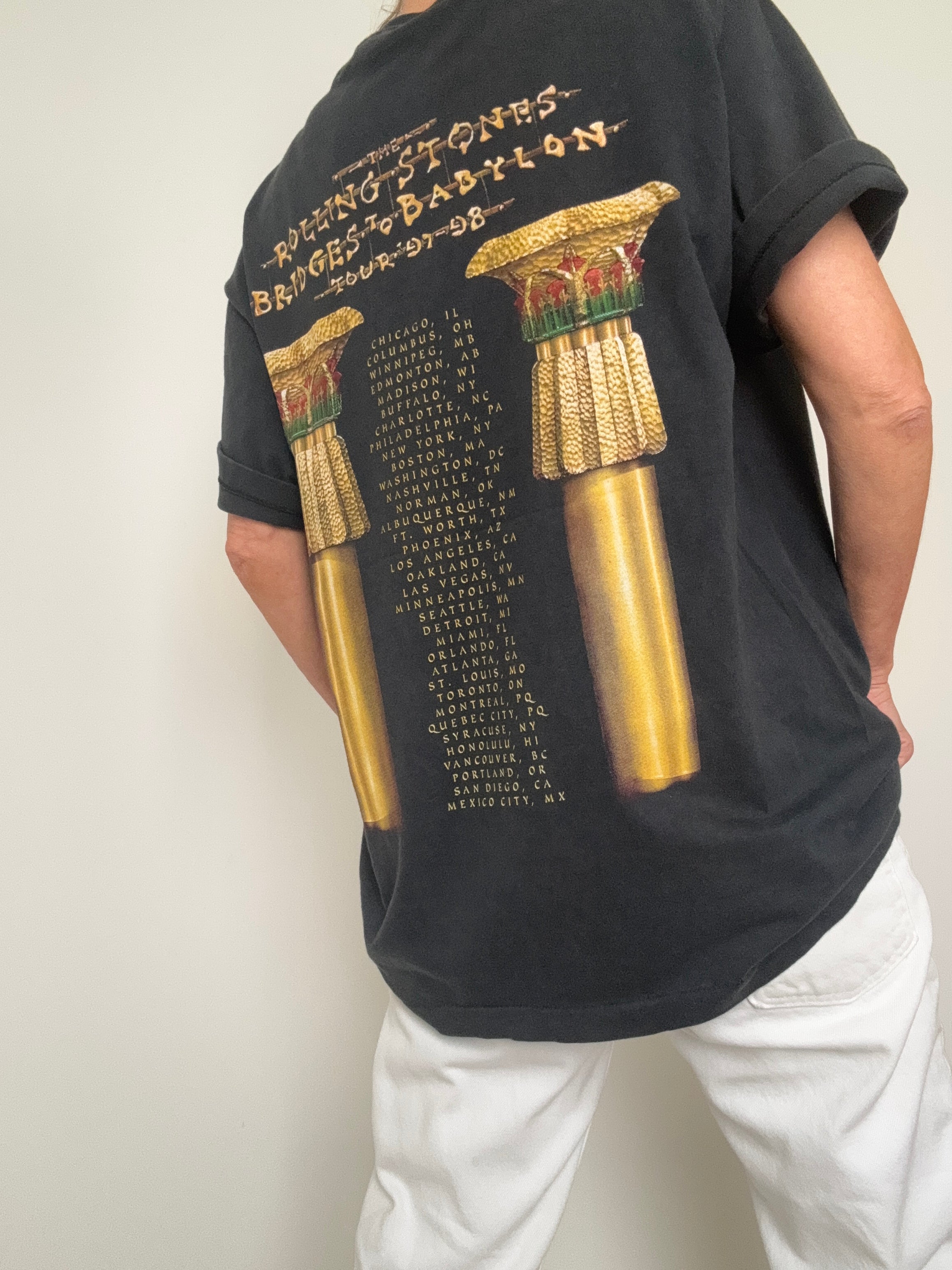 Vintage Style Gold Tongue Tee
