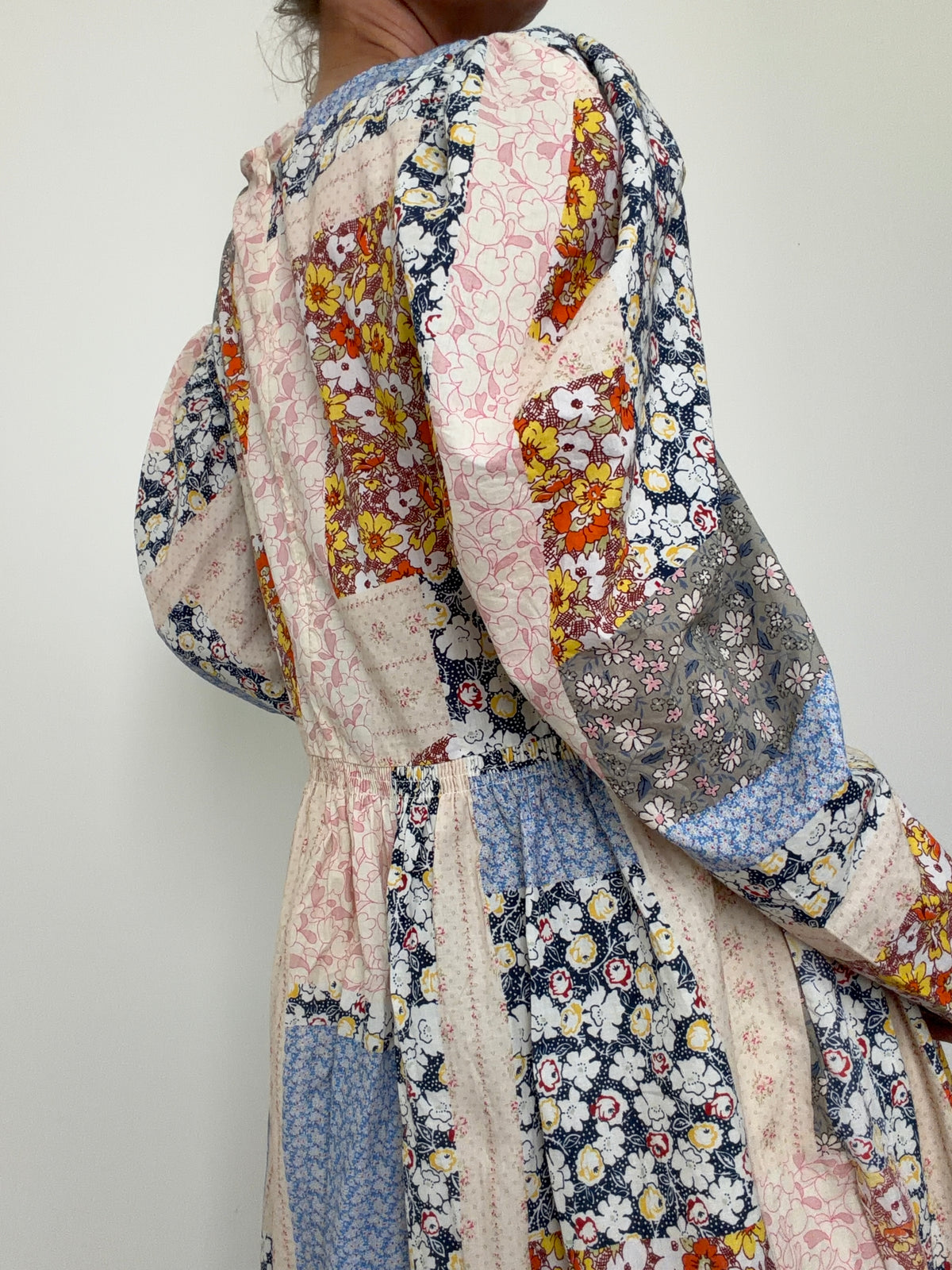Patchwork Cotton Dress