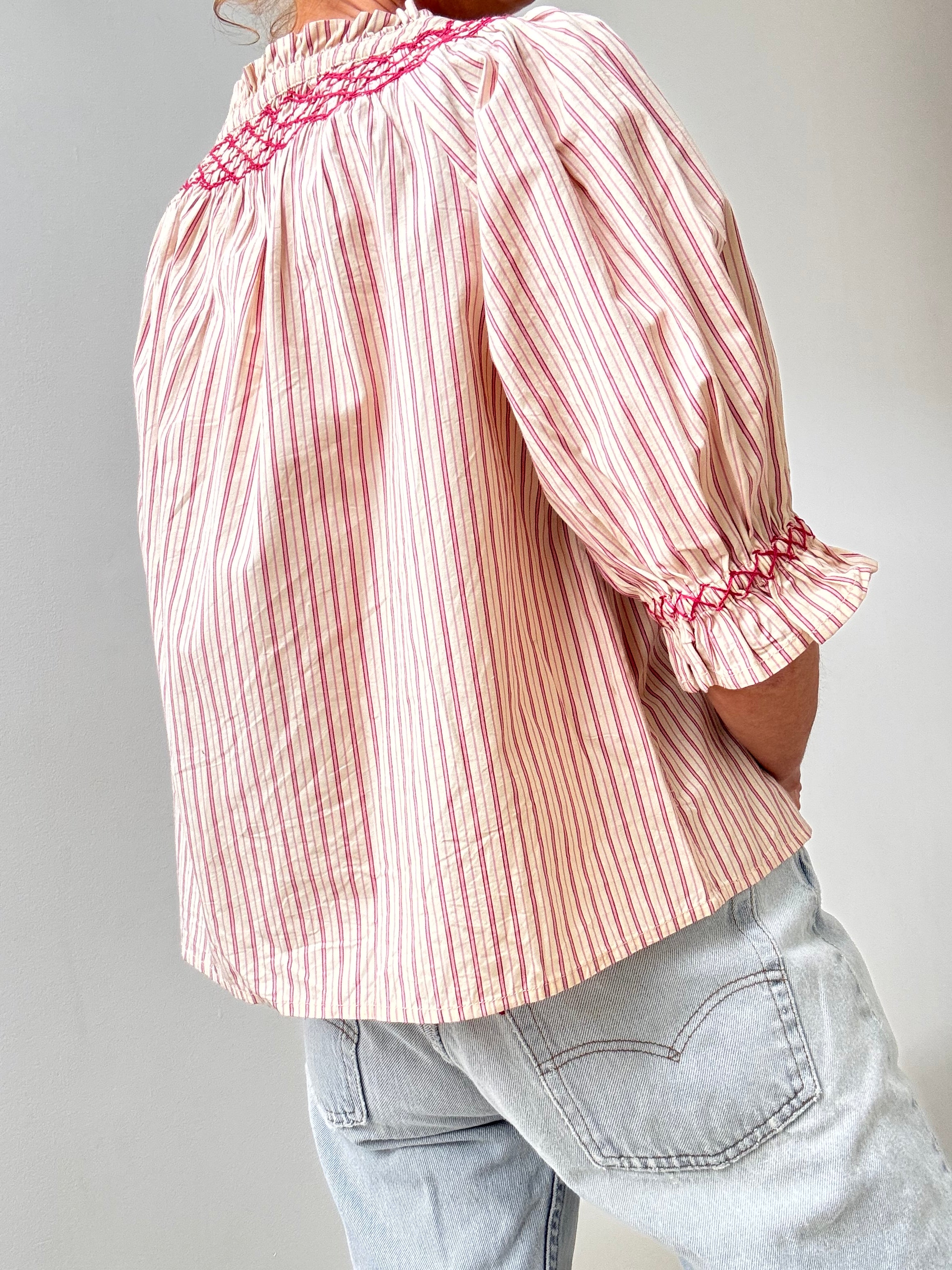 Fairy Tee Cotton Ruby Stripe