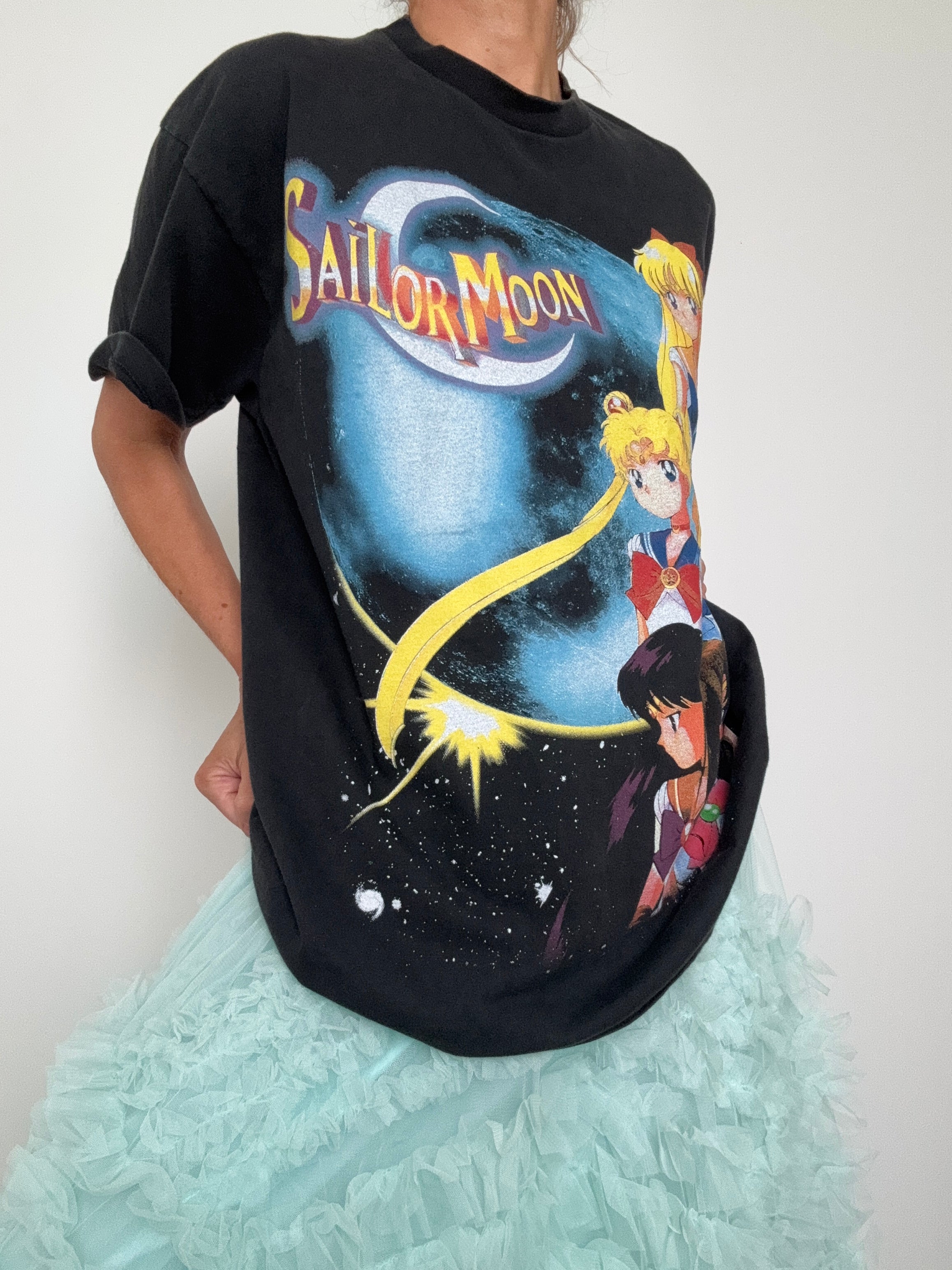 Sailor Moon Black Tee | T-Shirts