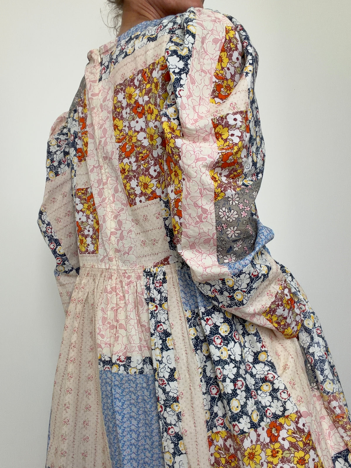 Patchwork Cotton Dress