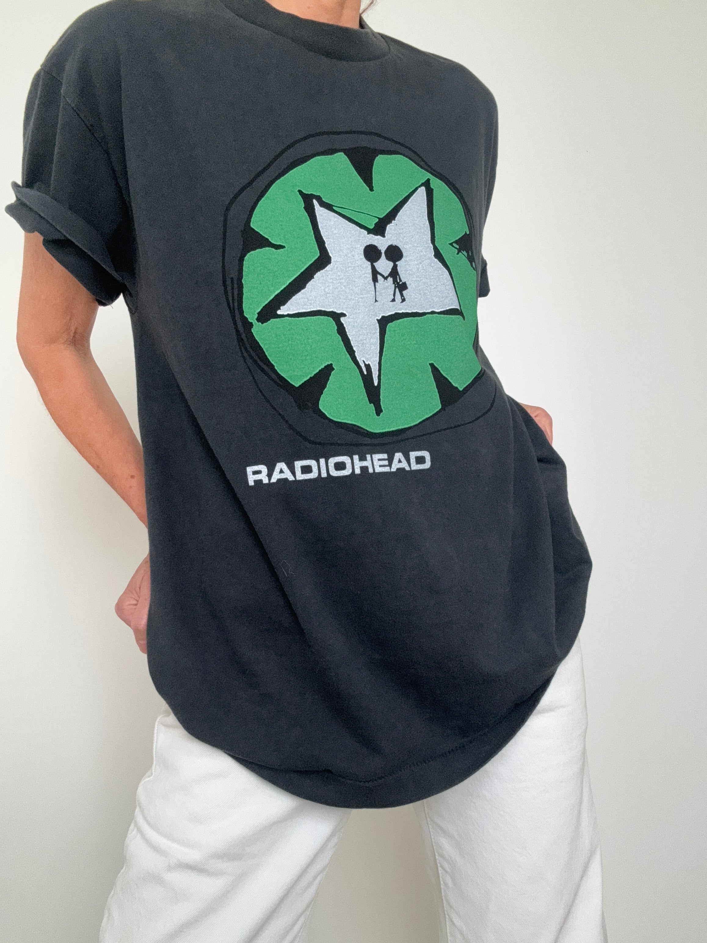 Vintage Inspired Radiohead Black Tee