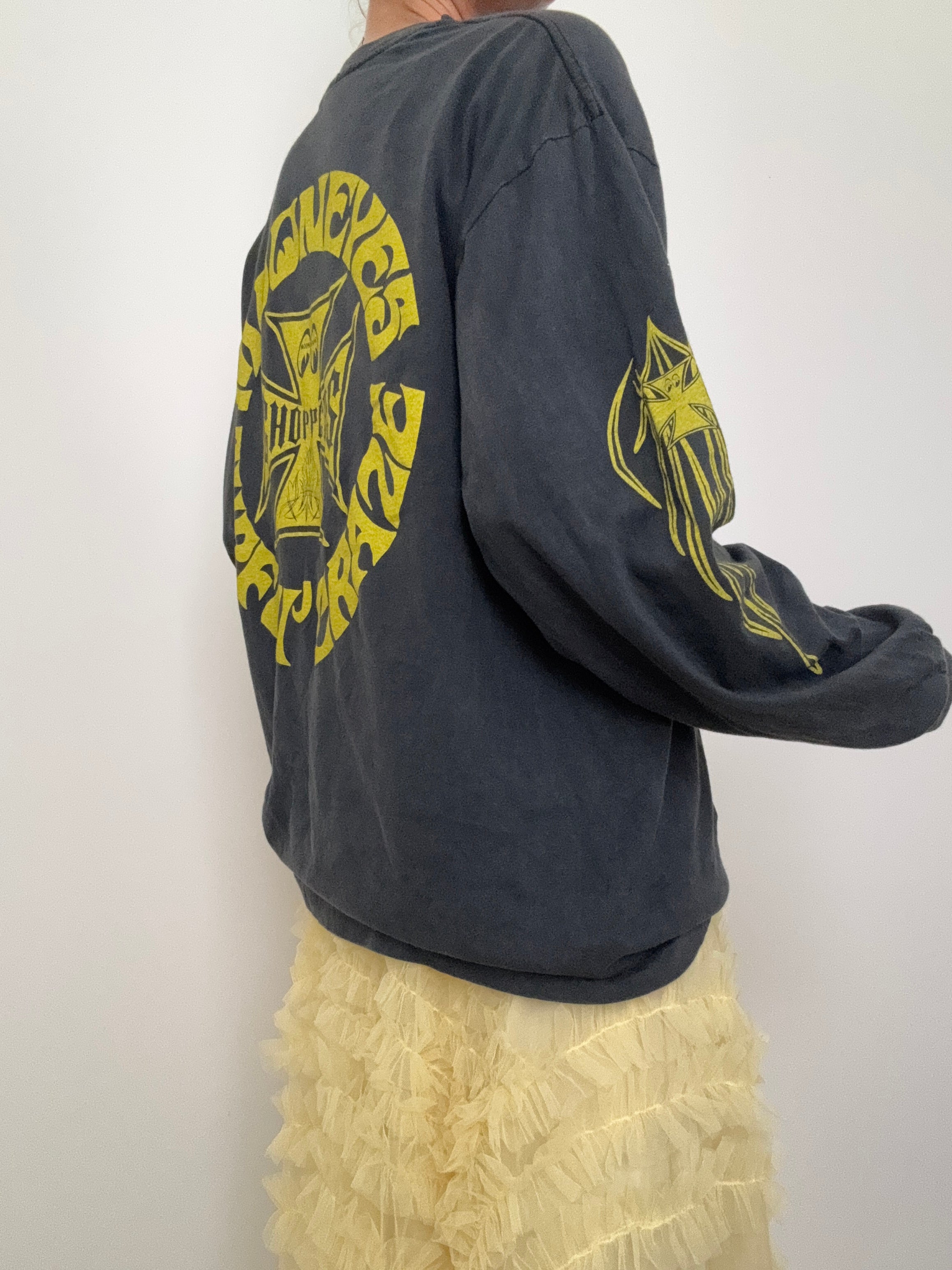 West Choppers Black & Yellow Longsleeve