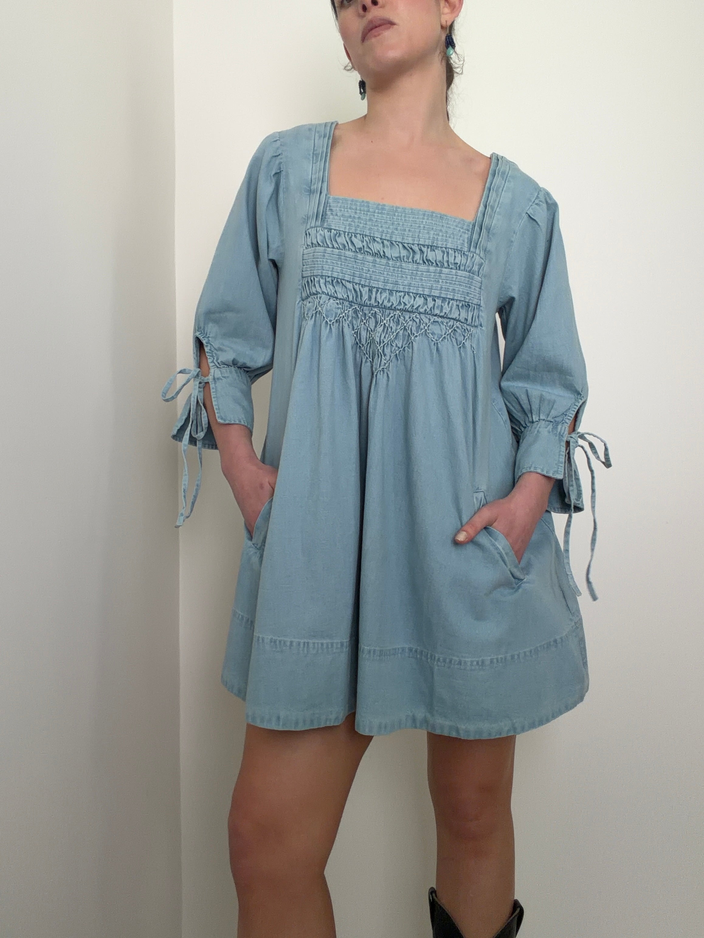Sonora Denim Mini Dress