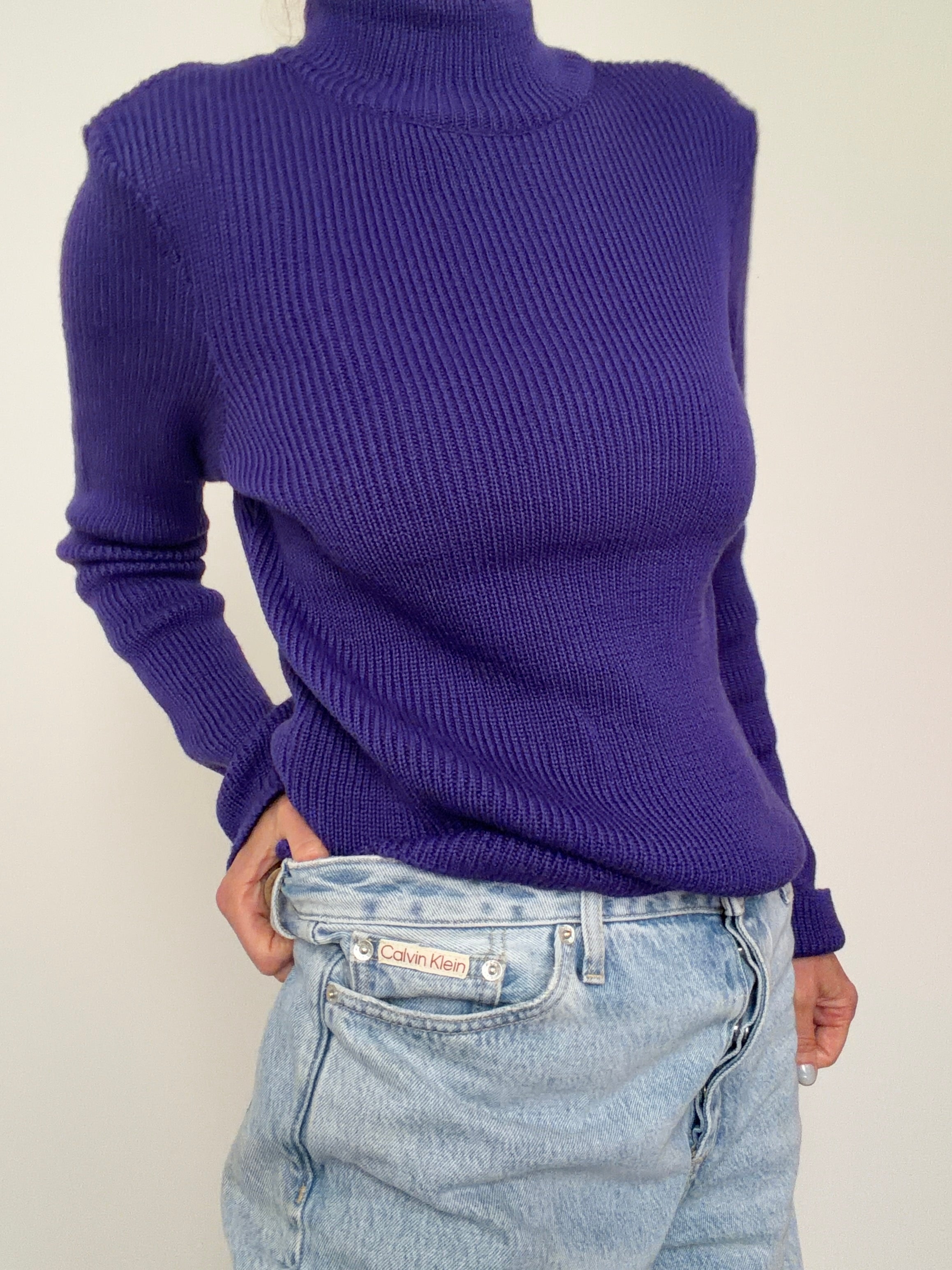 Electric Violet Knit