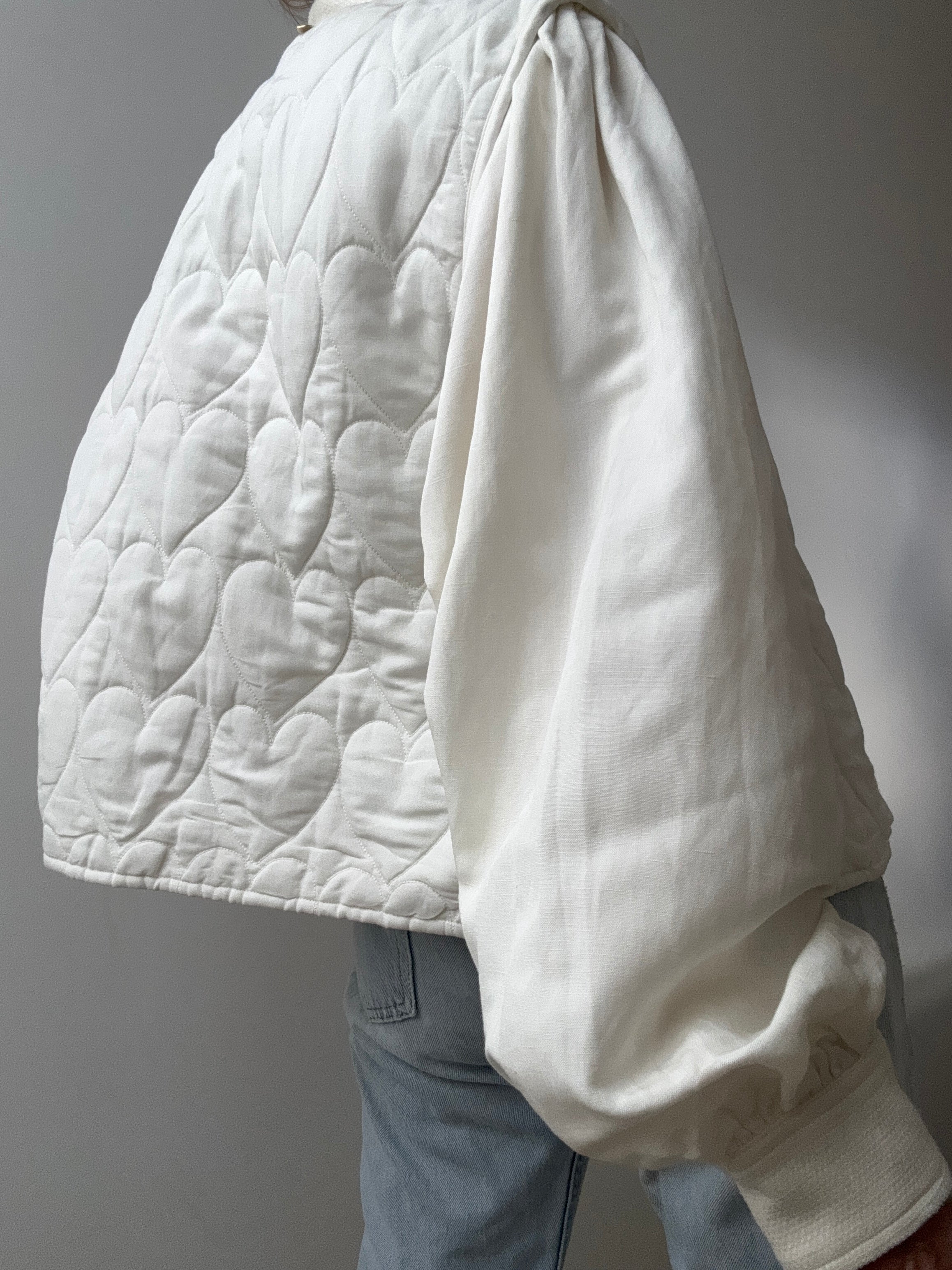 Fabienne Chapot White Heart Jacket