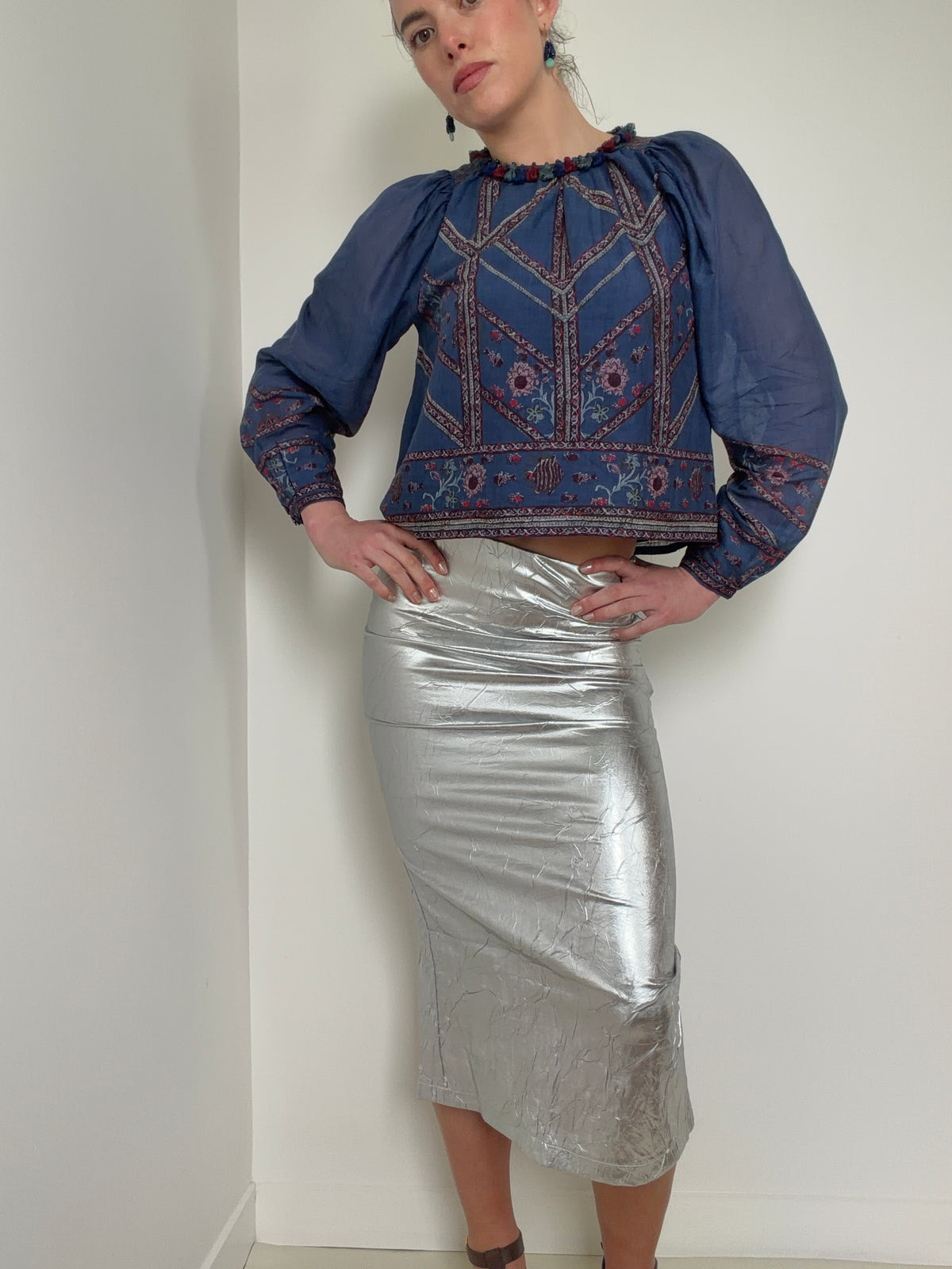 Silver Foil Skirt