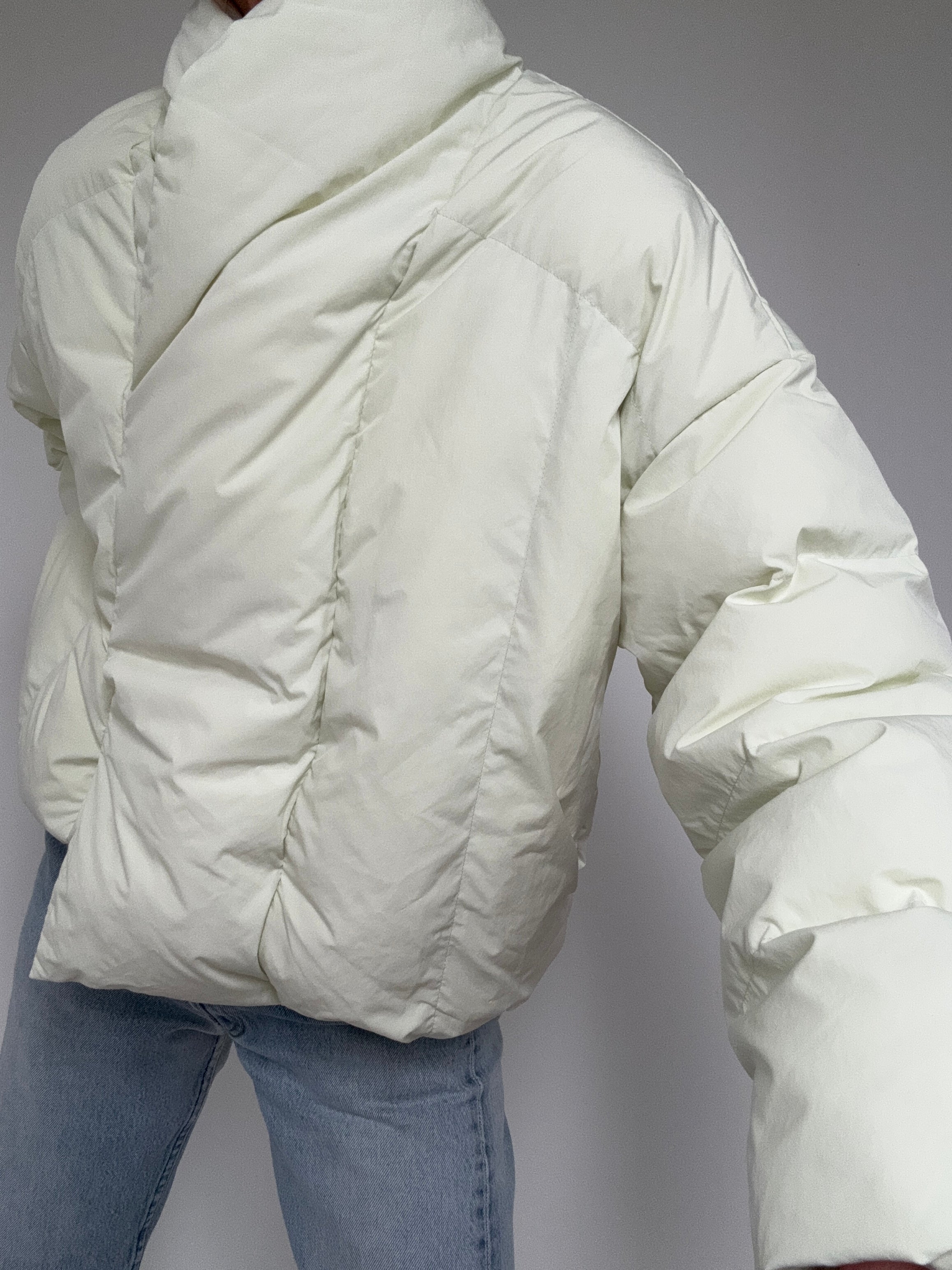 Lime Kimono Puffer | Jackets