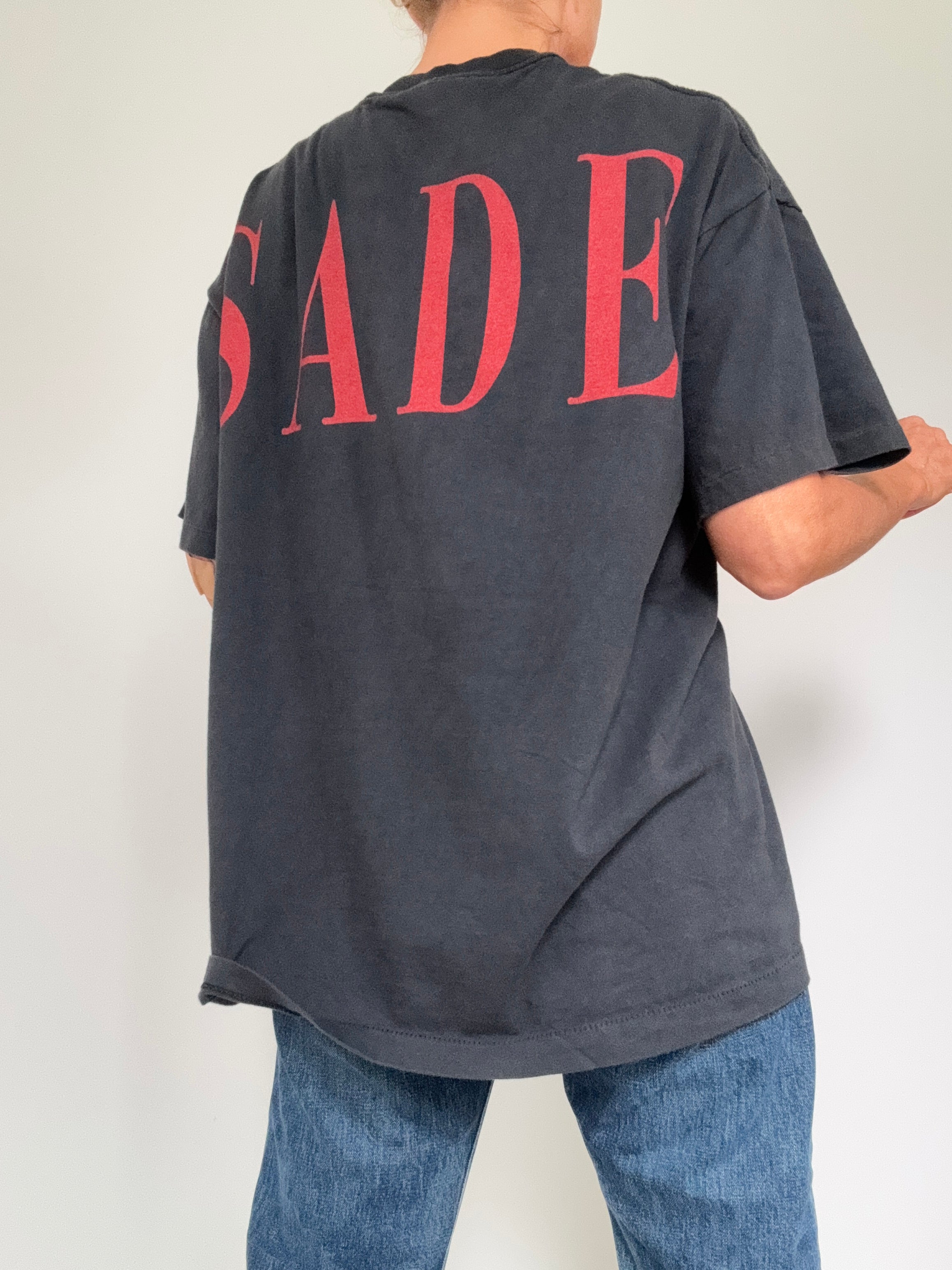 Faded Black Sade Tee