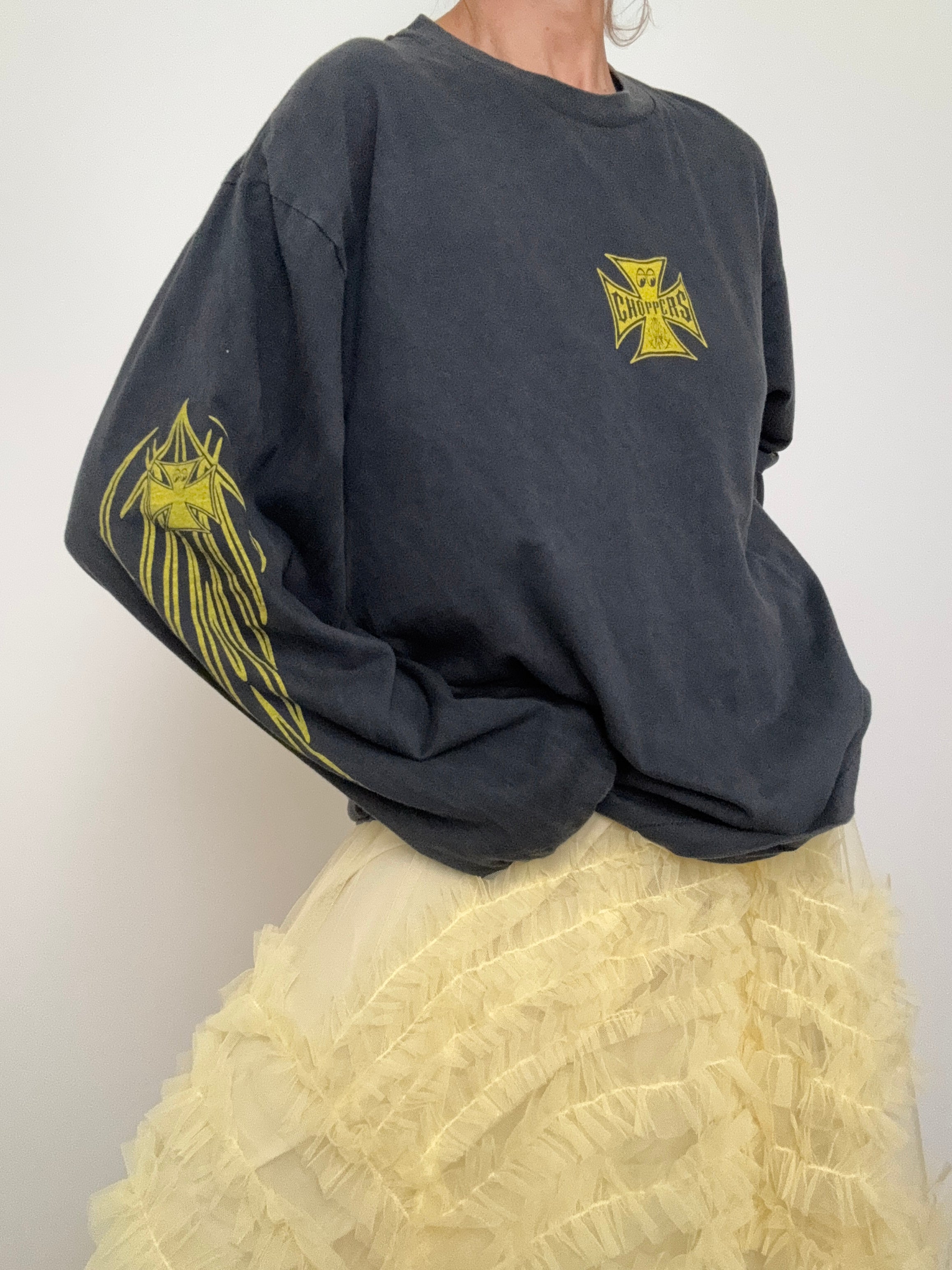 West Choppers Black & Yellow Longsleeve