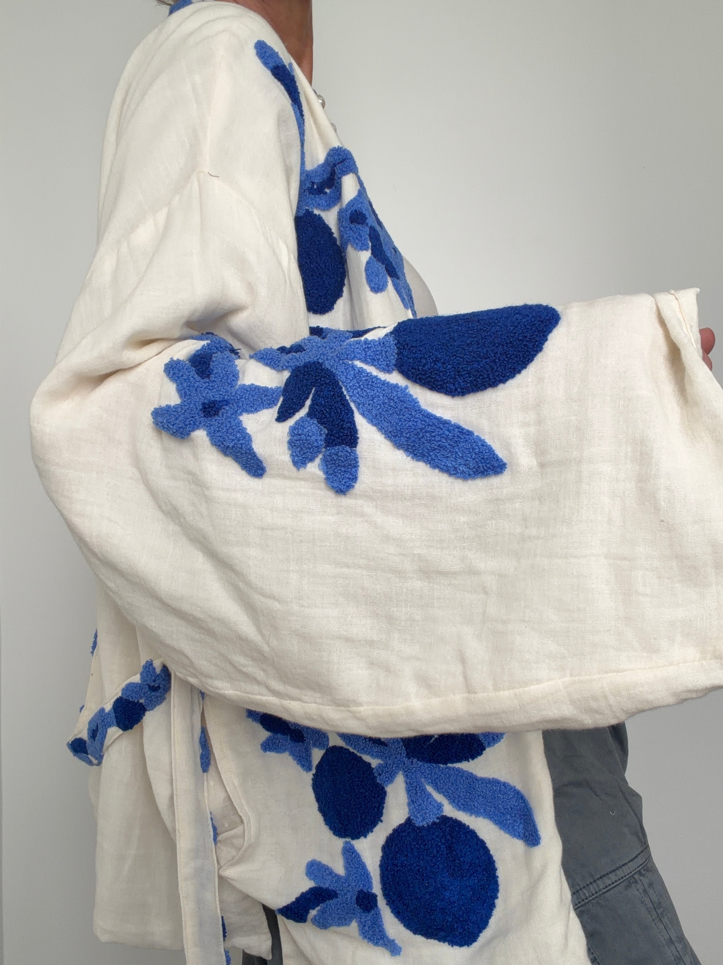 Amalfi Bloom Kimono Jacket