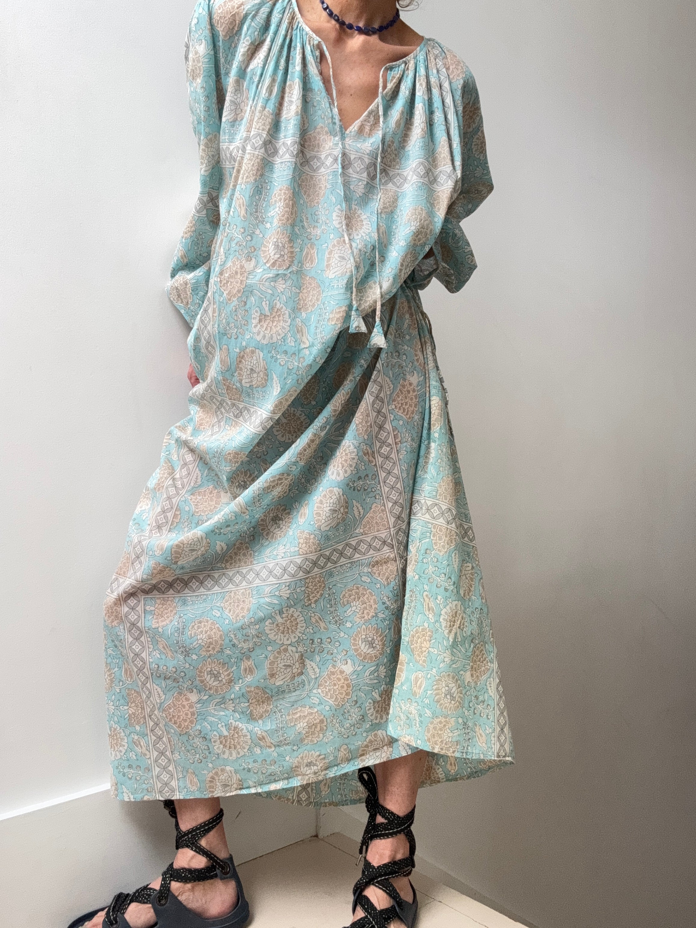 Antik Batik Flavie Dress Blue