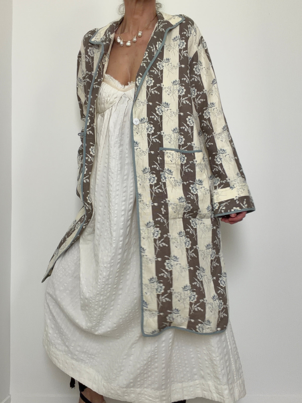 Cali Floral-Print Button Shirt