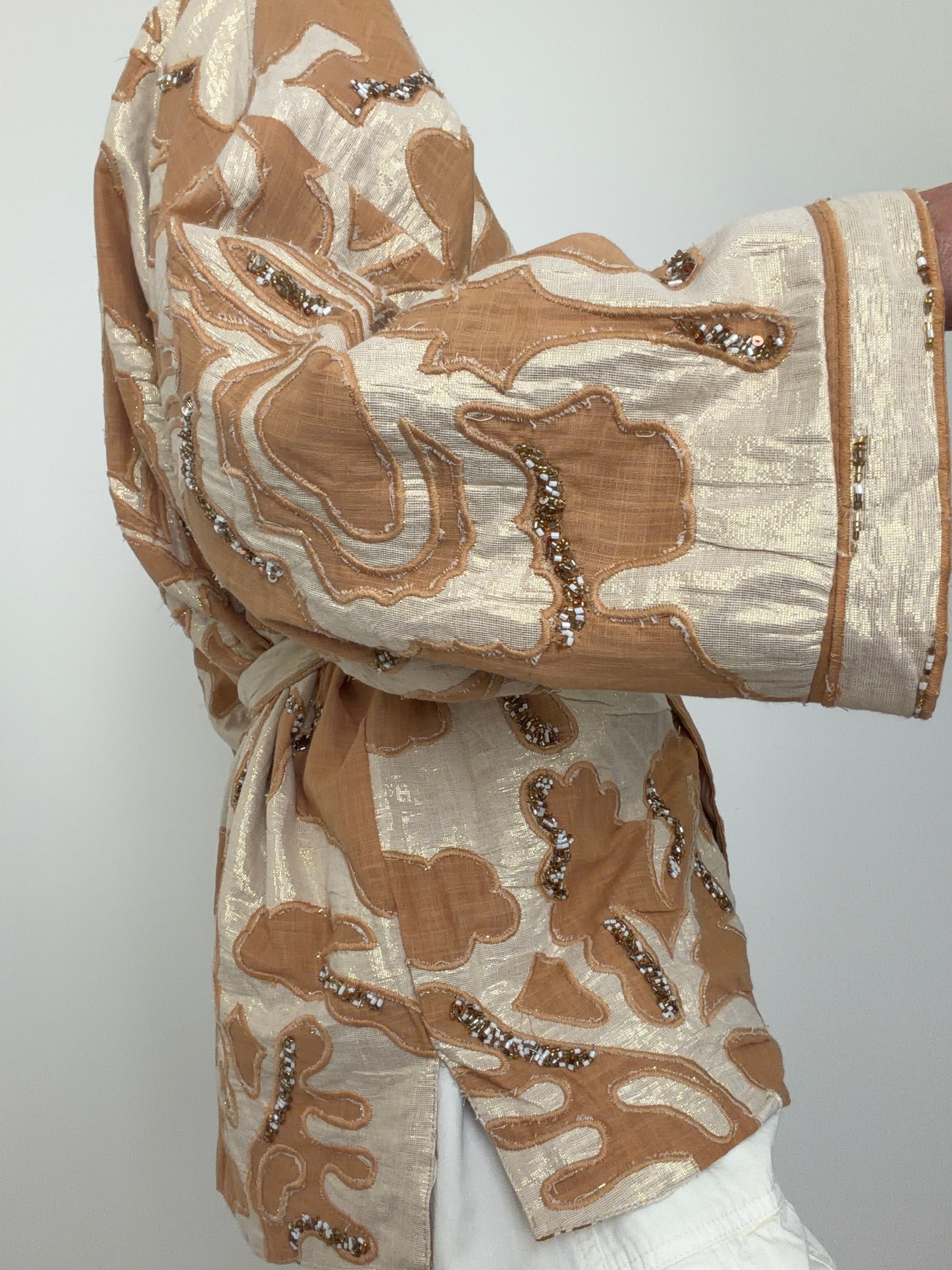 Artisan Beaded Kimono Jacket