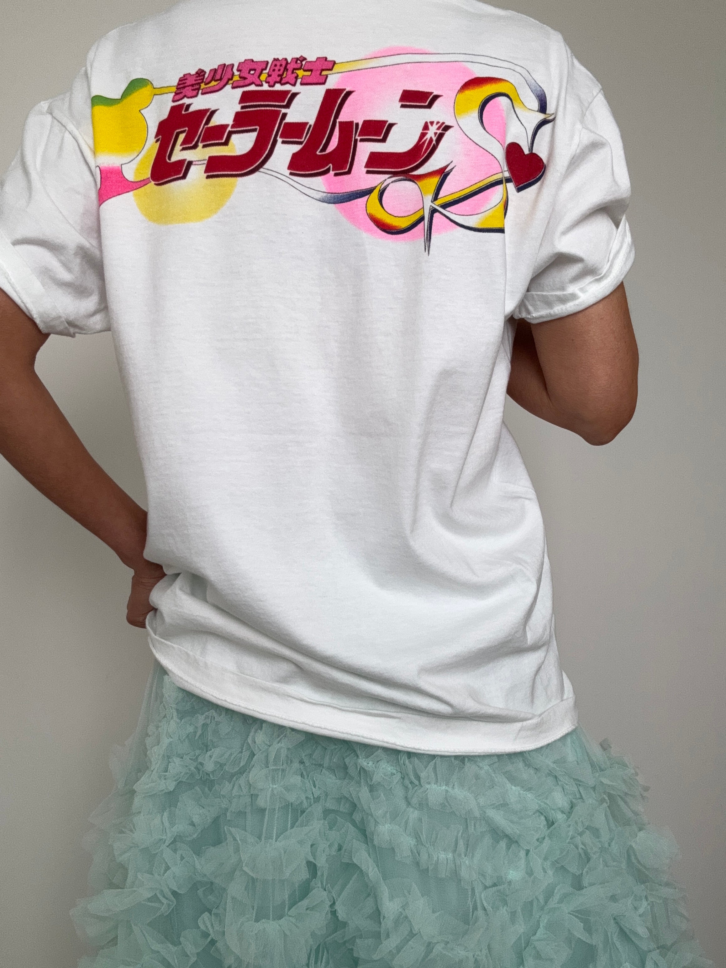 White Anime Tee