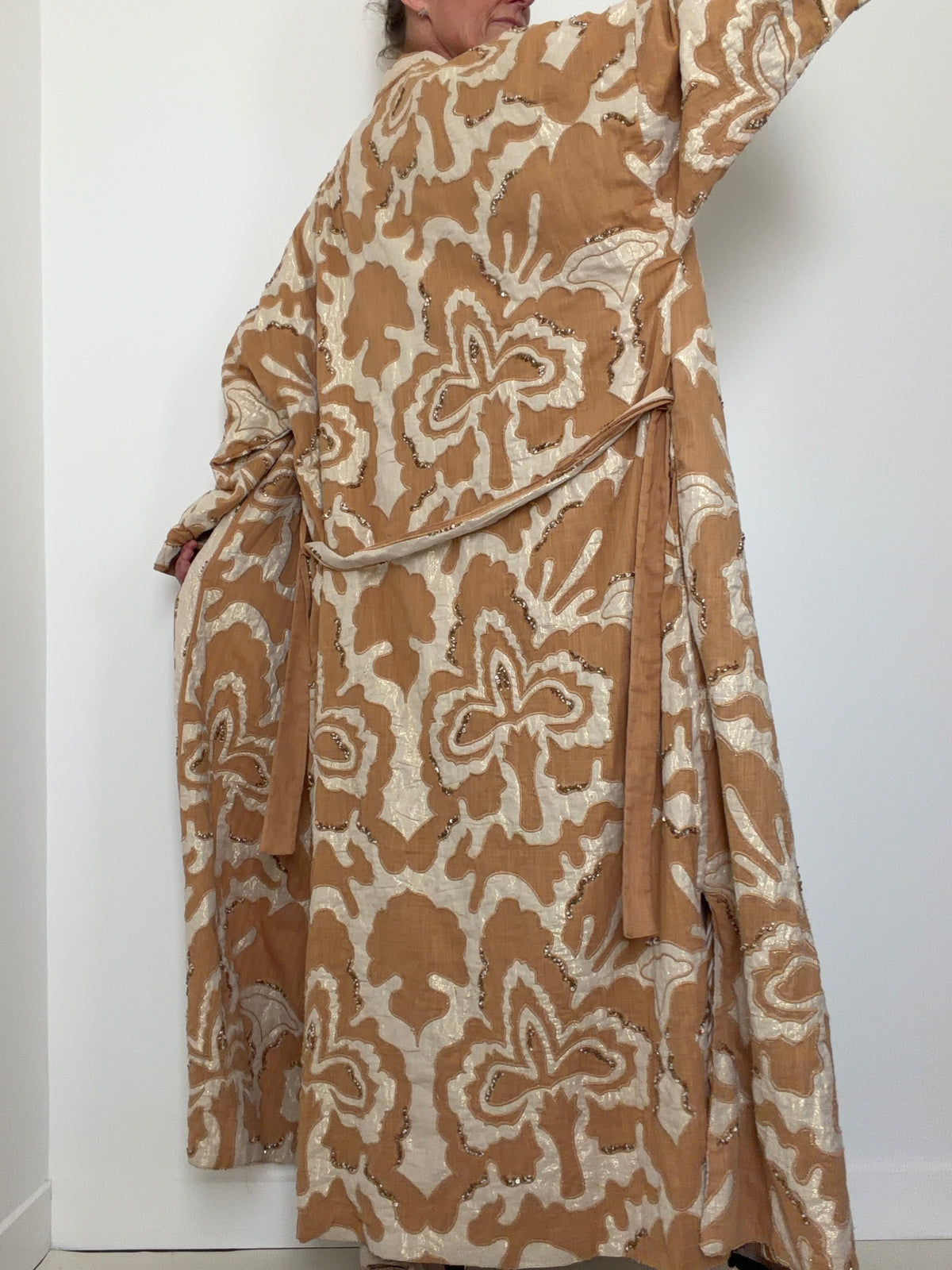 Desert Gold Embellished Robe