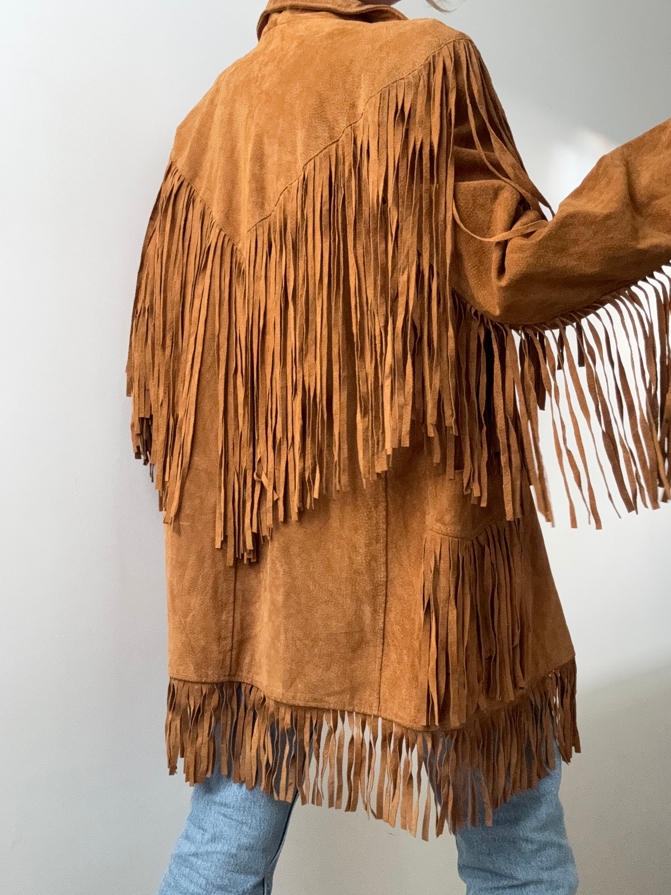 Cedars Tassel Suede Jacket