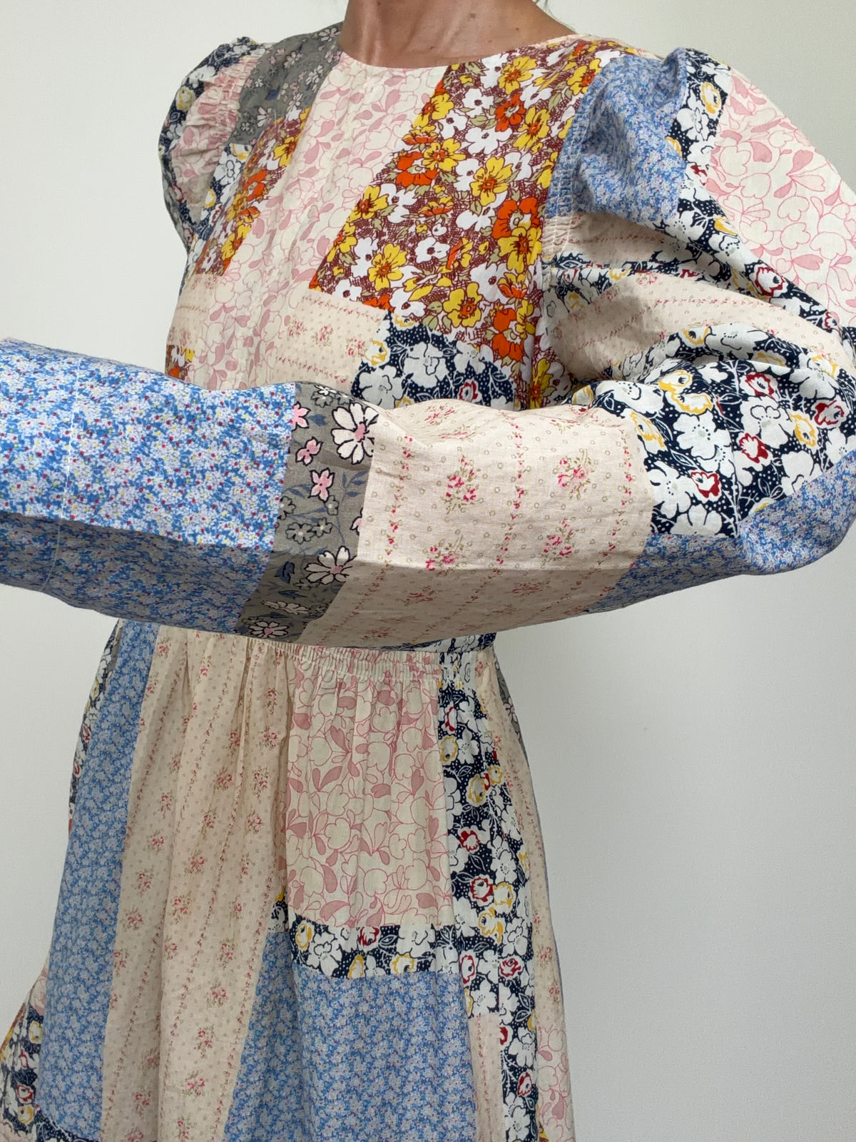 Patchwork Cotton Dress