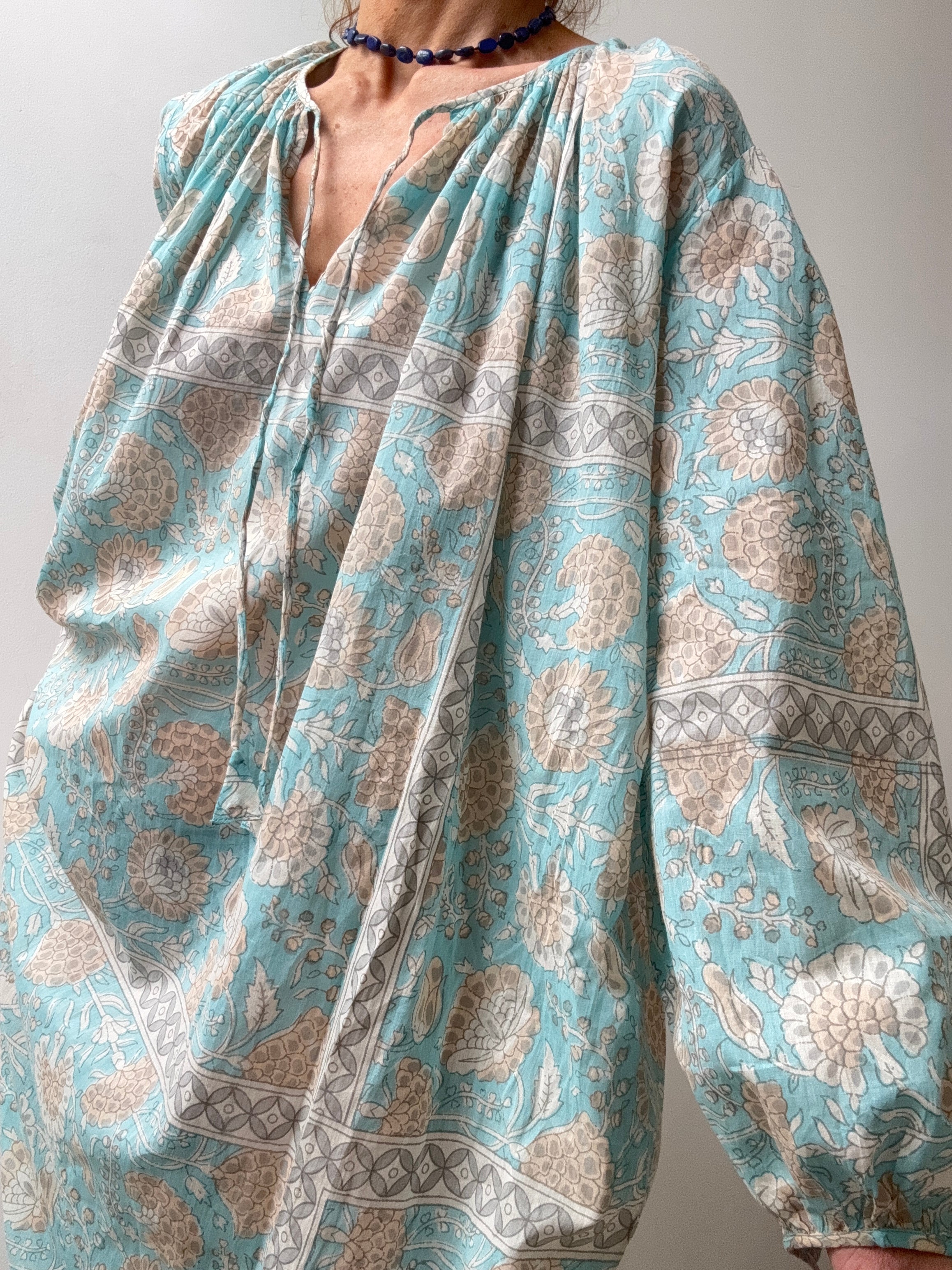 Antik Batik Flavie Dress Blue