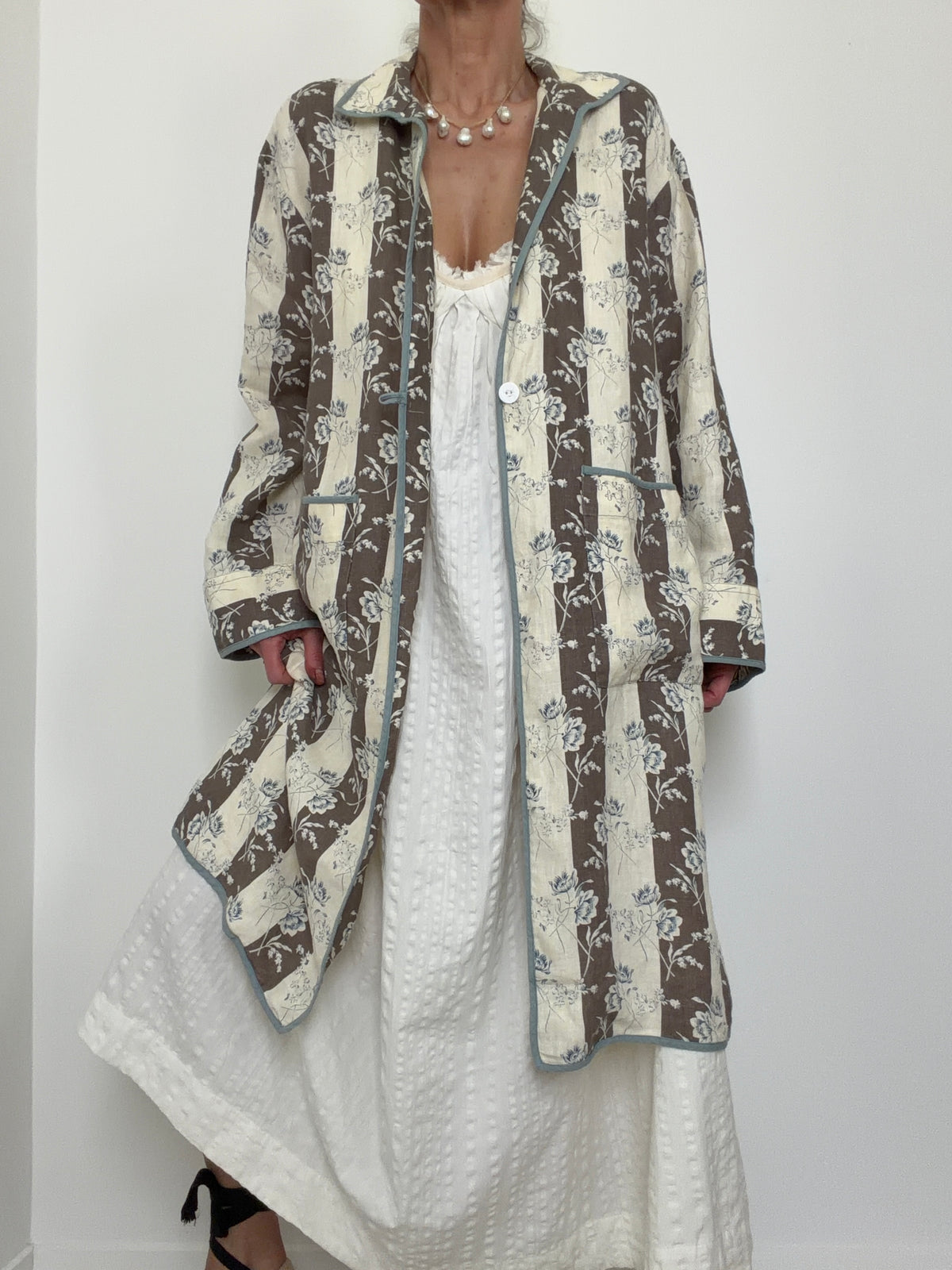 Cali Floral-Print Button Shirt