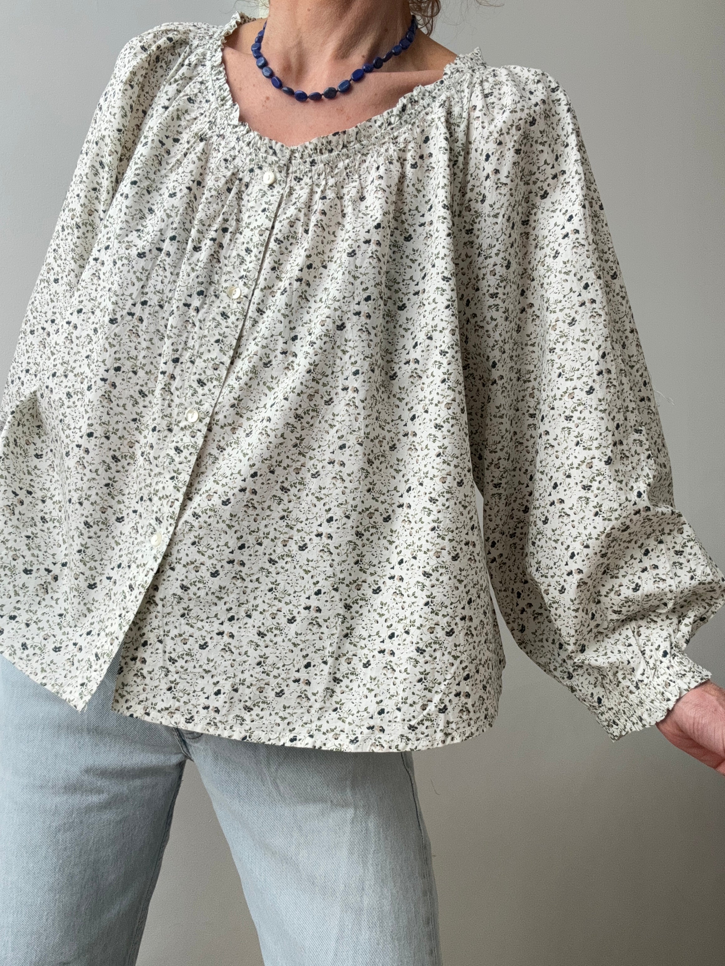 Skall Studios Caroline Blouse Neutrals