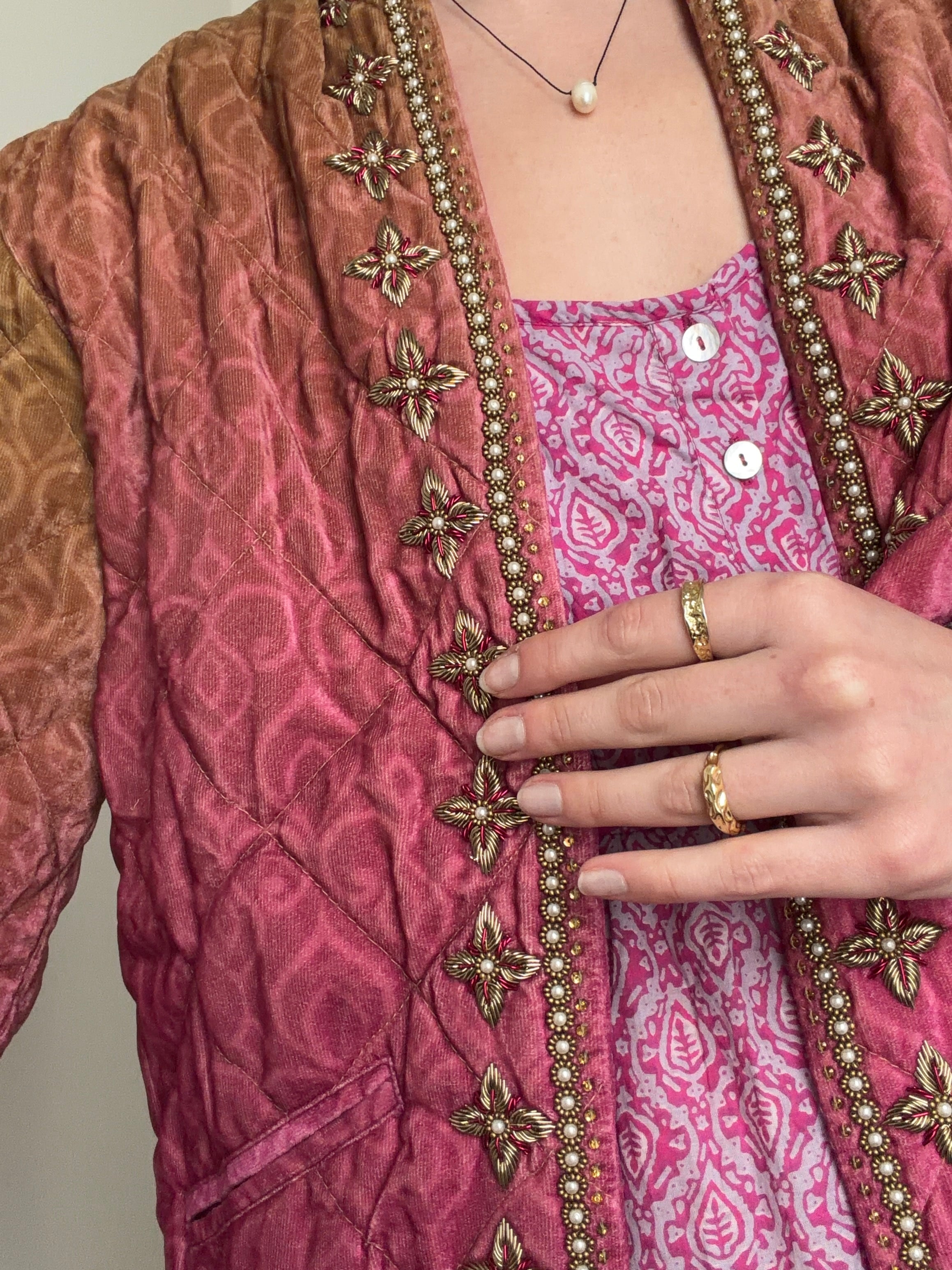 Rapsodia  Velvet Quilted Jacket