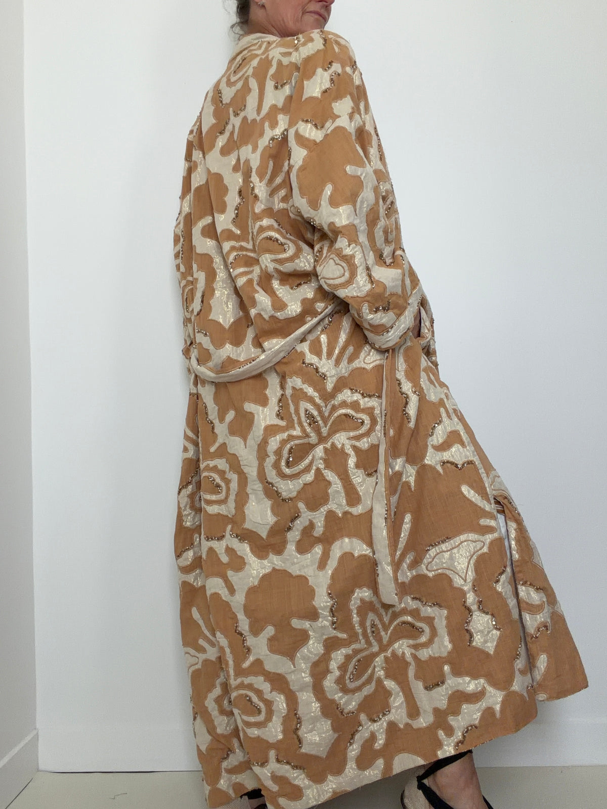 Desert Gold Embellished Robe