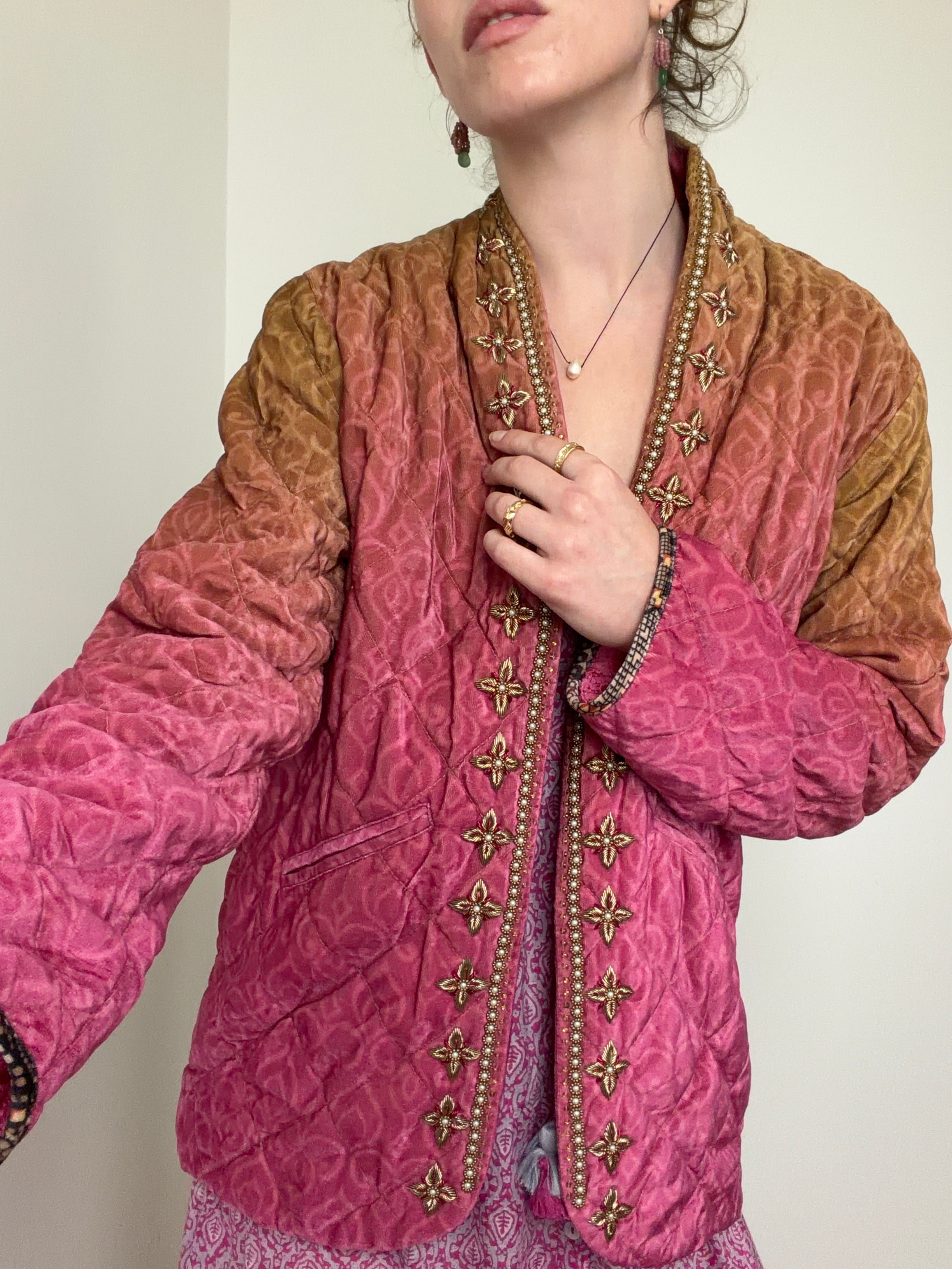 Rapsodia  Velvet Quilted Jacket