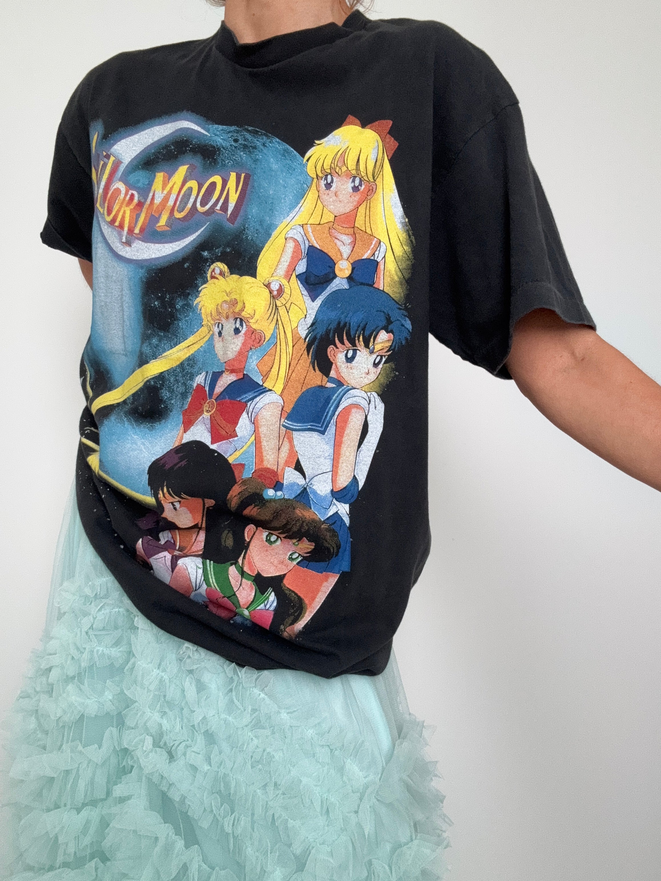 Sailor Moon Black Tee | T-Shirts