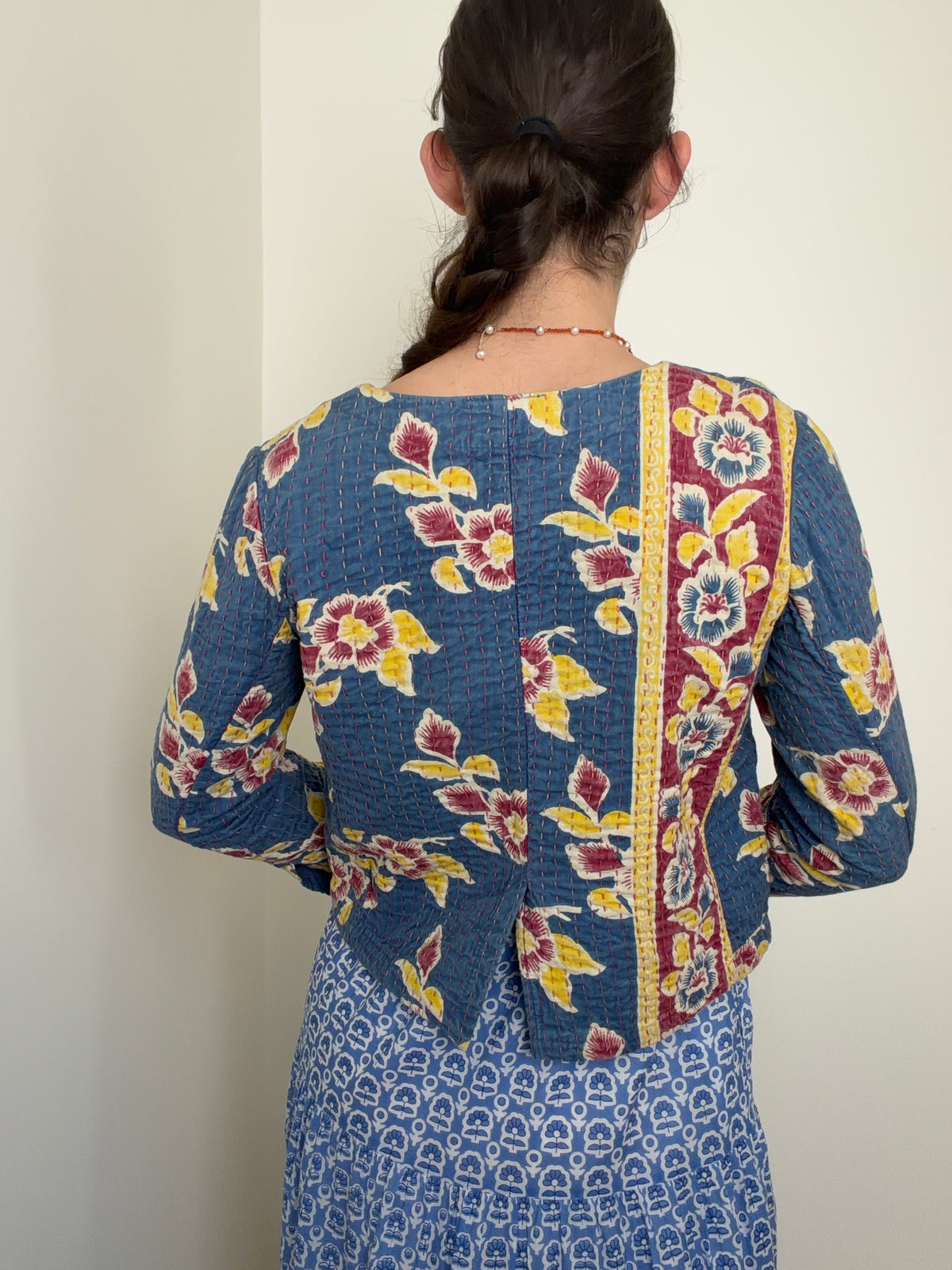 Indigo Folk Jacket
