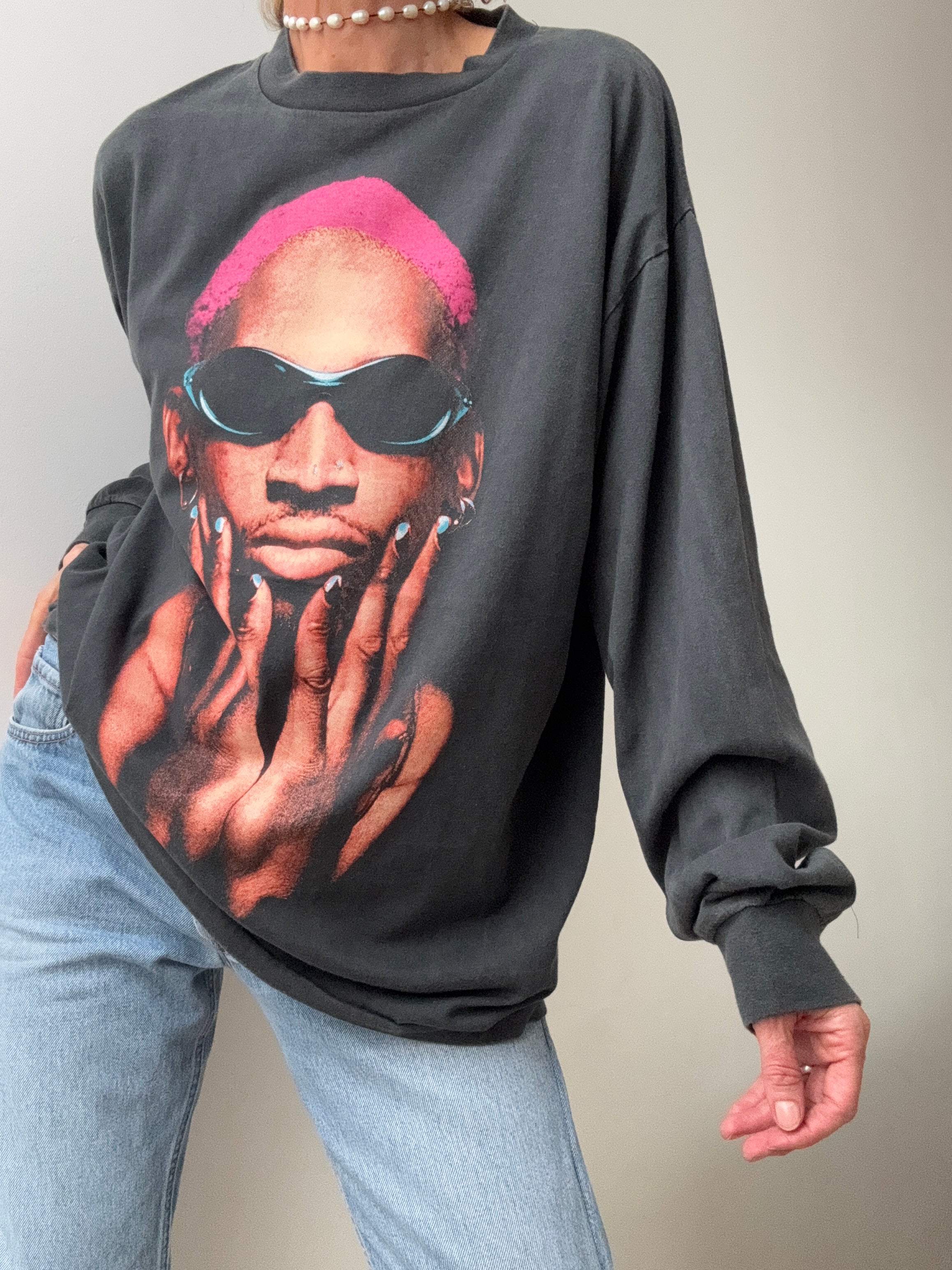 Dennis Rodman Long Sleeve Tee