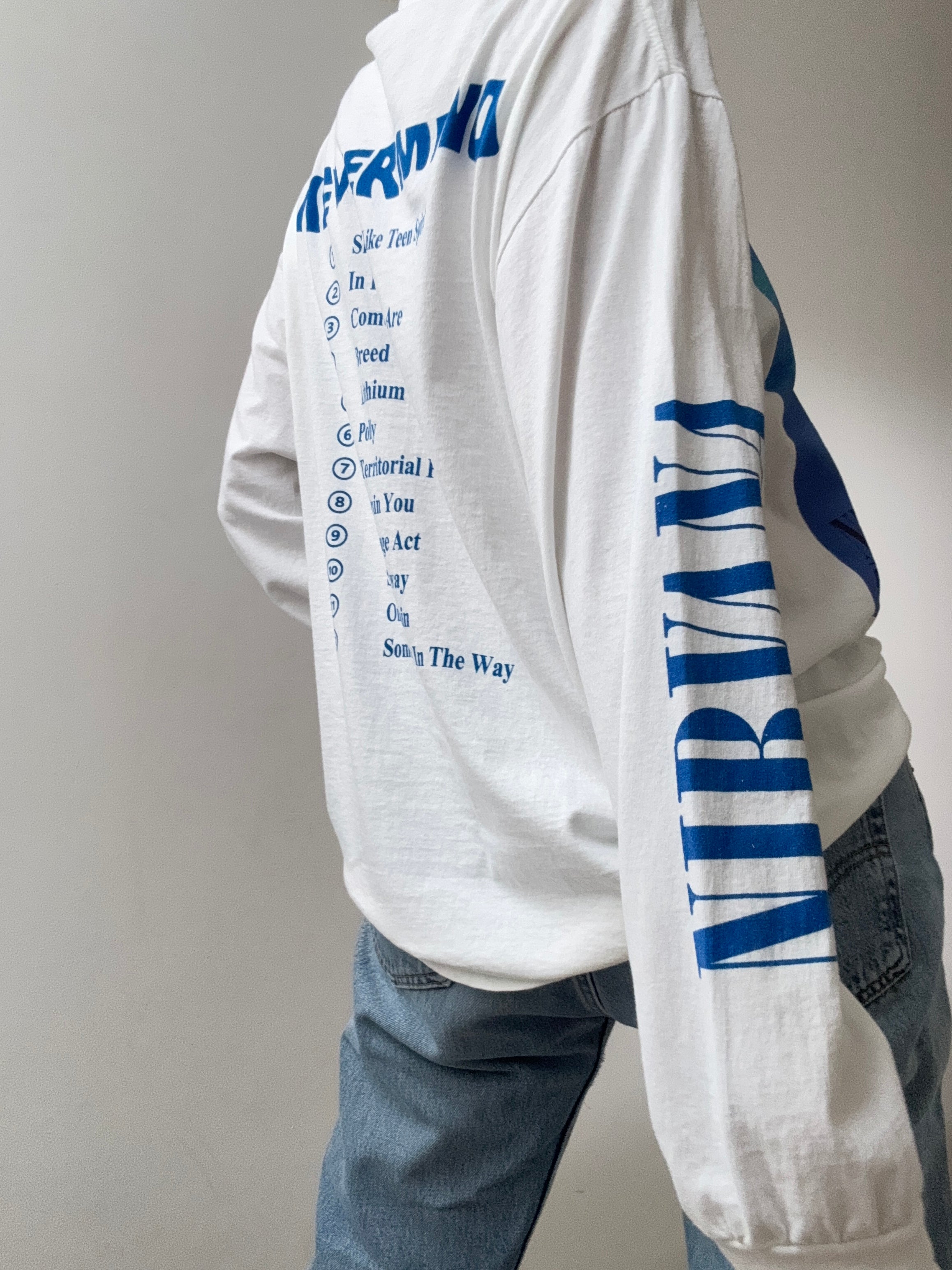 Vintage Style Nevermind Tee Longsleeve