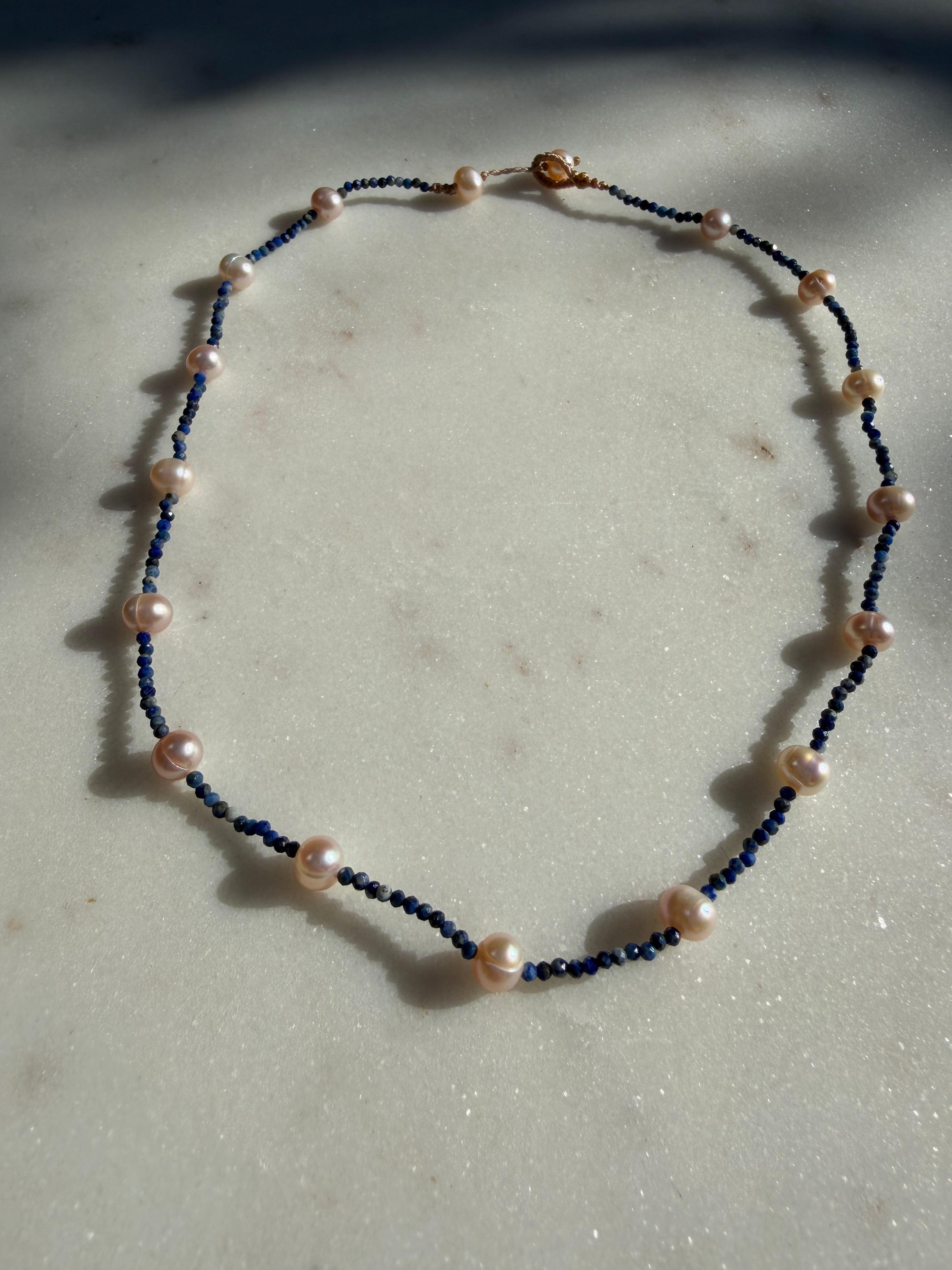 Midnight Pearl Necklace