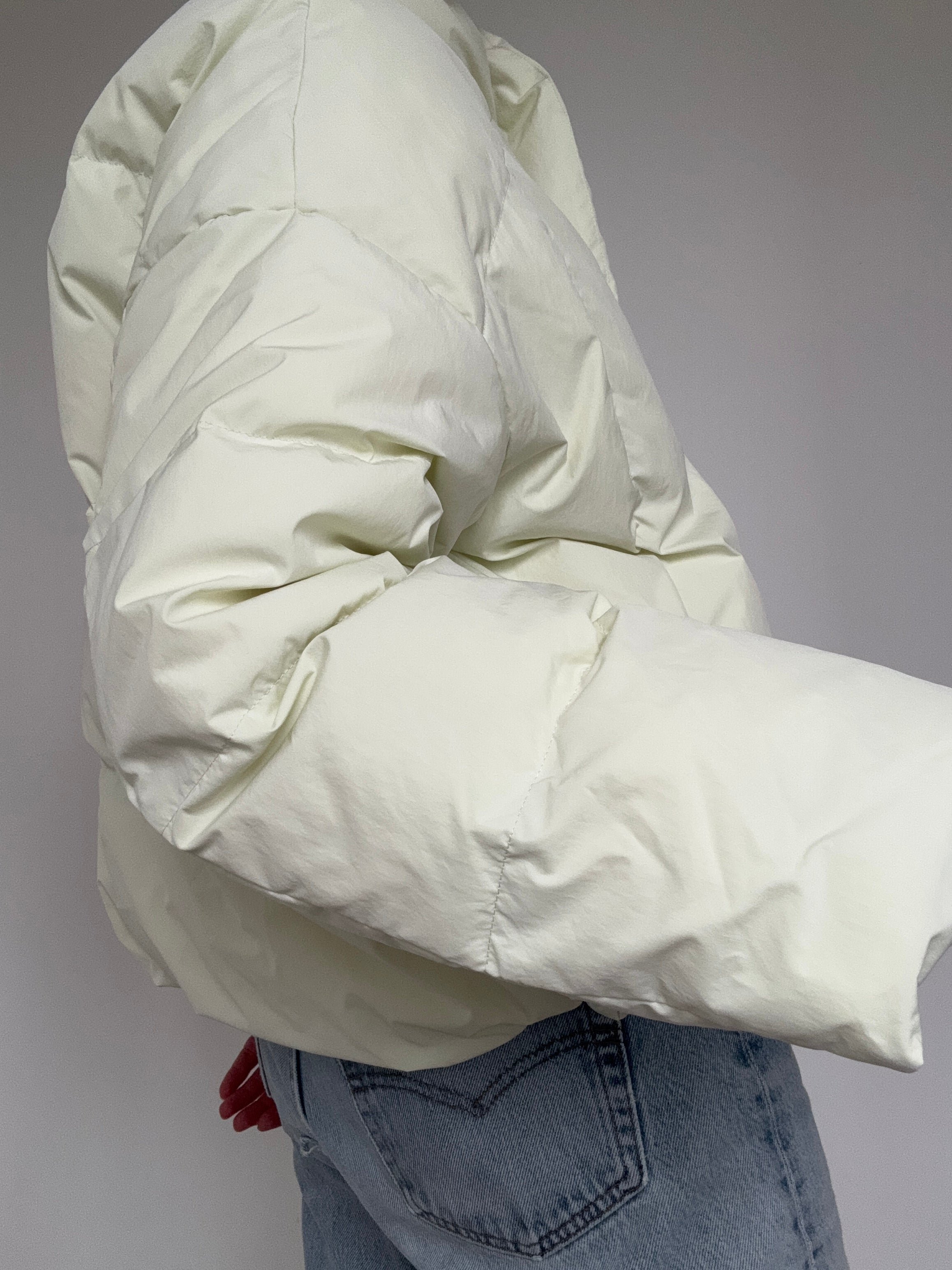 Lime Kimono Puffer | Jackets