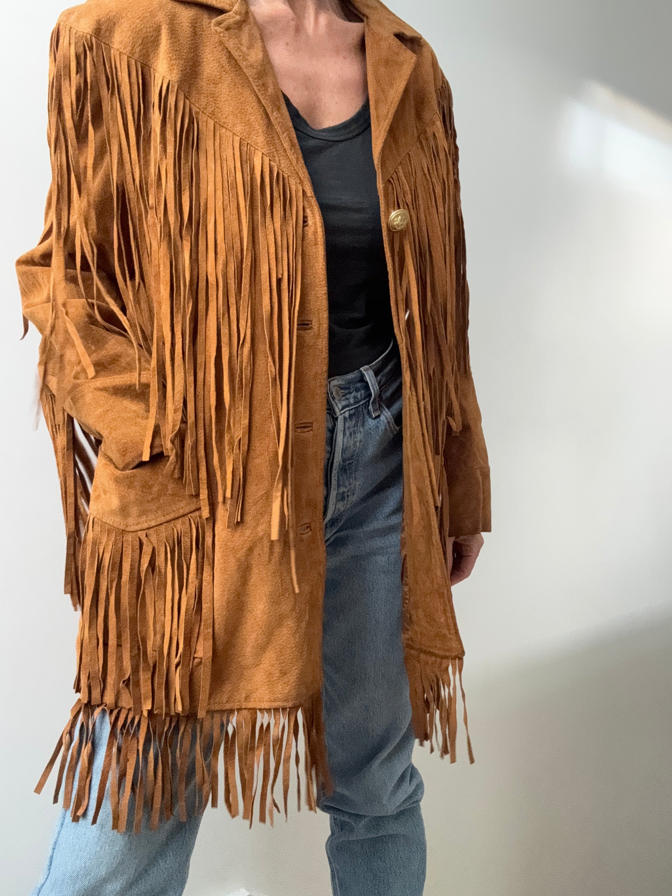 Cedars Tassel Suede Jacket