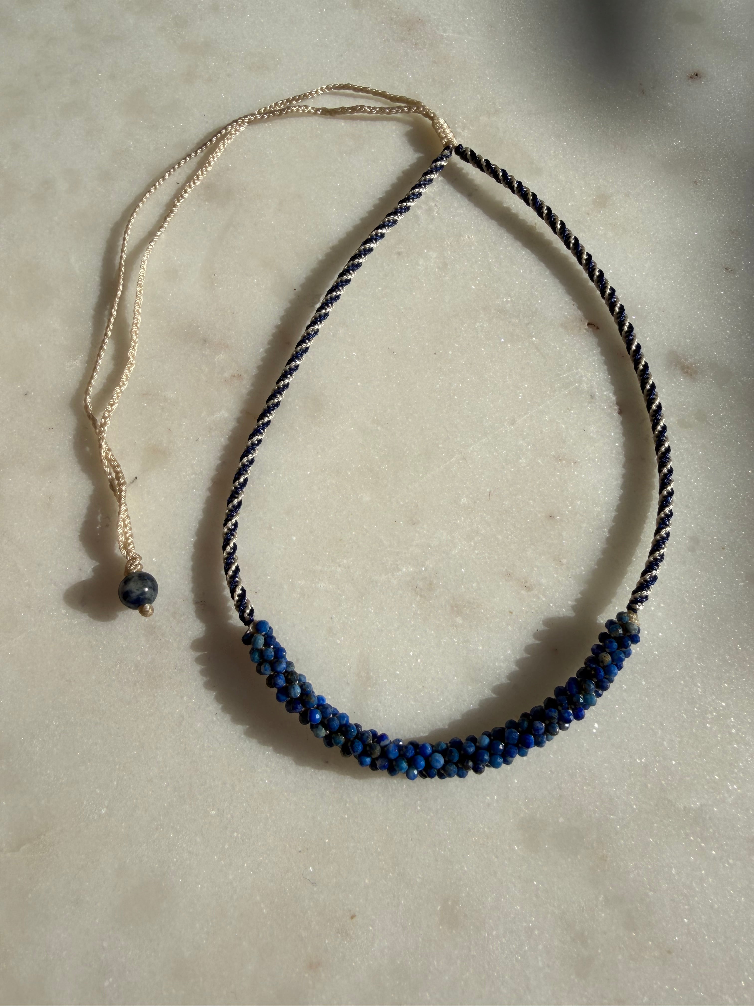 Nomad Gem Choker Lapis | Necklaces